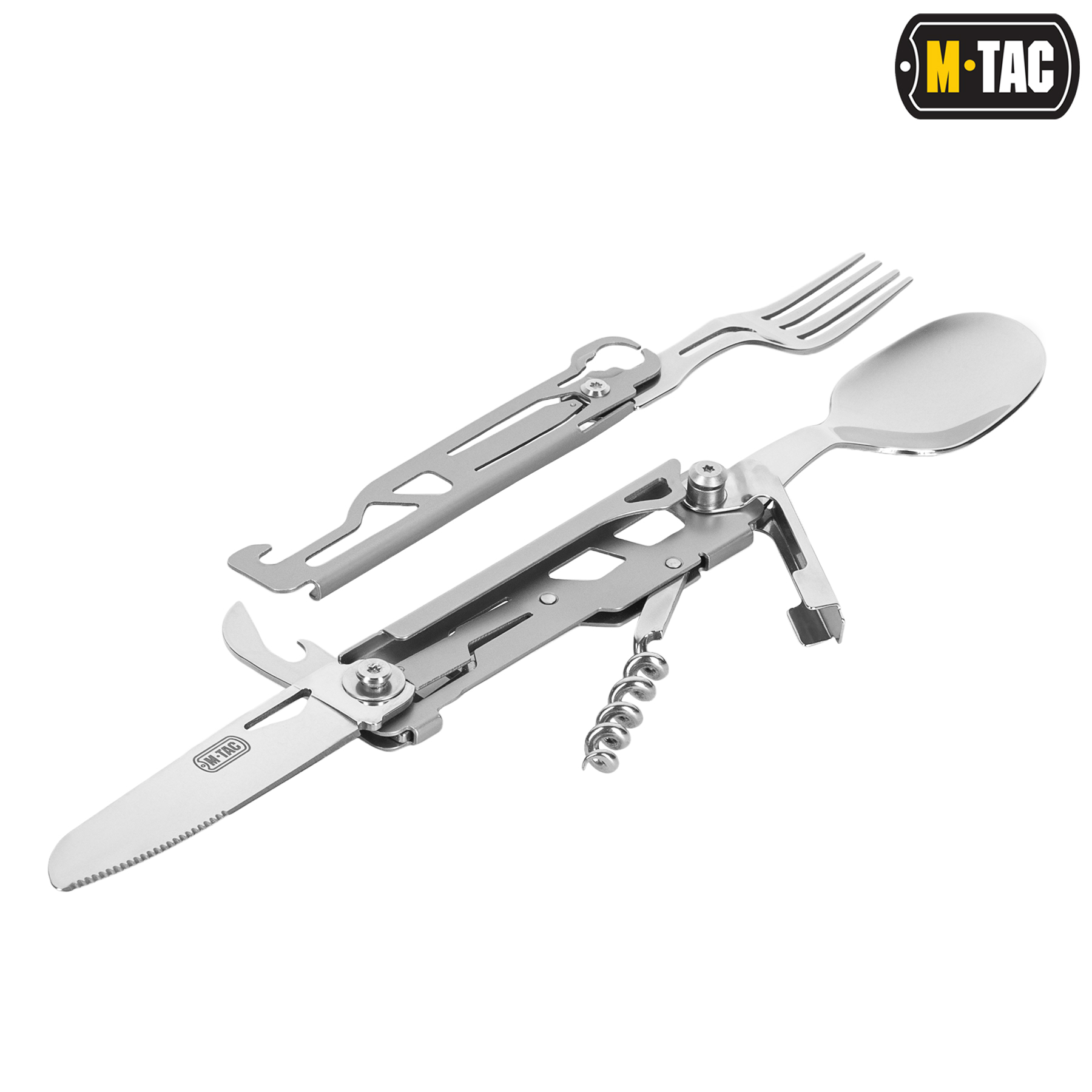 Купити [M-Tac столовий набір складаний універсальний Steel] – ціни, доставка, гарантії | Мілітарист