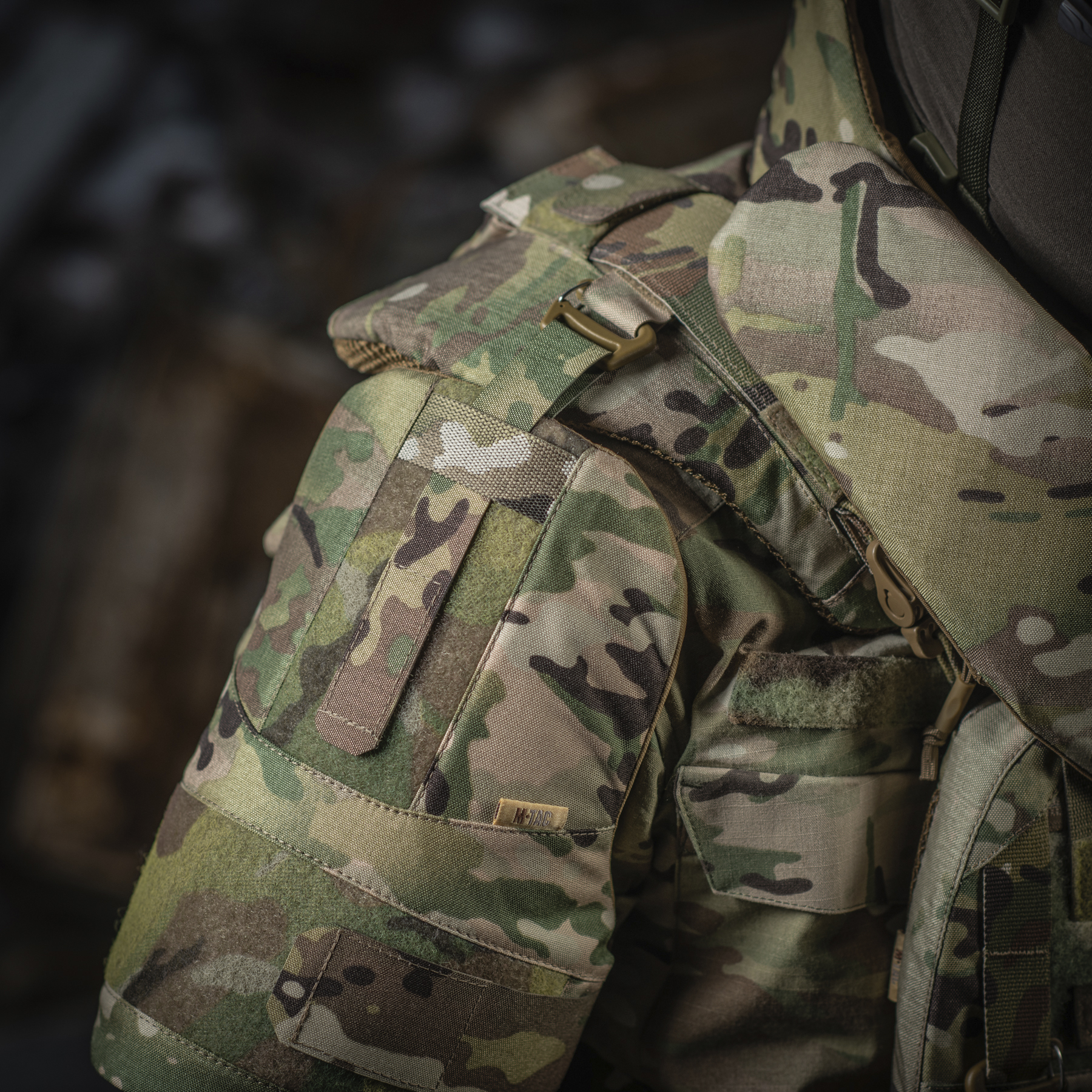 M-Tac плечевая защита с баллистическими пакетами 1 класс (FMS) для Cuirass QRS Multicam — 18