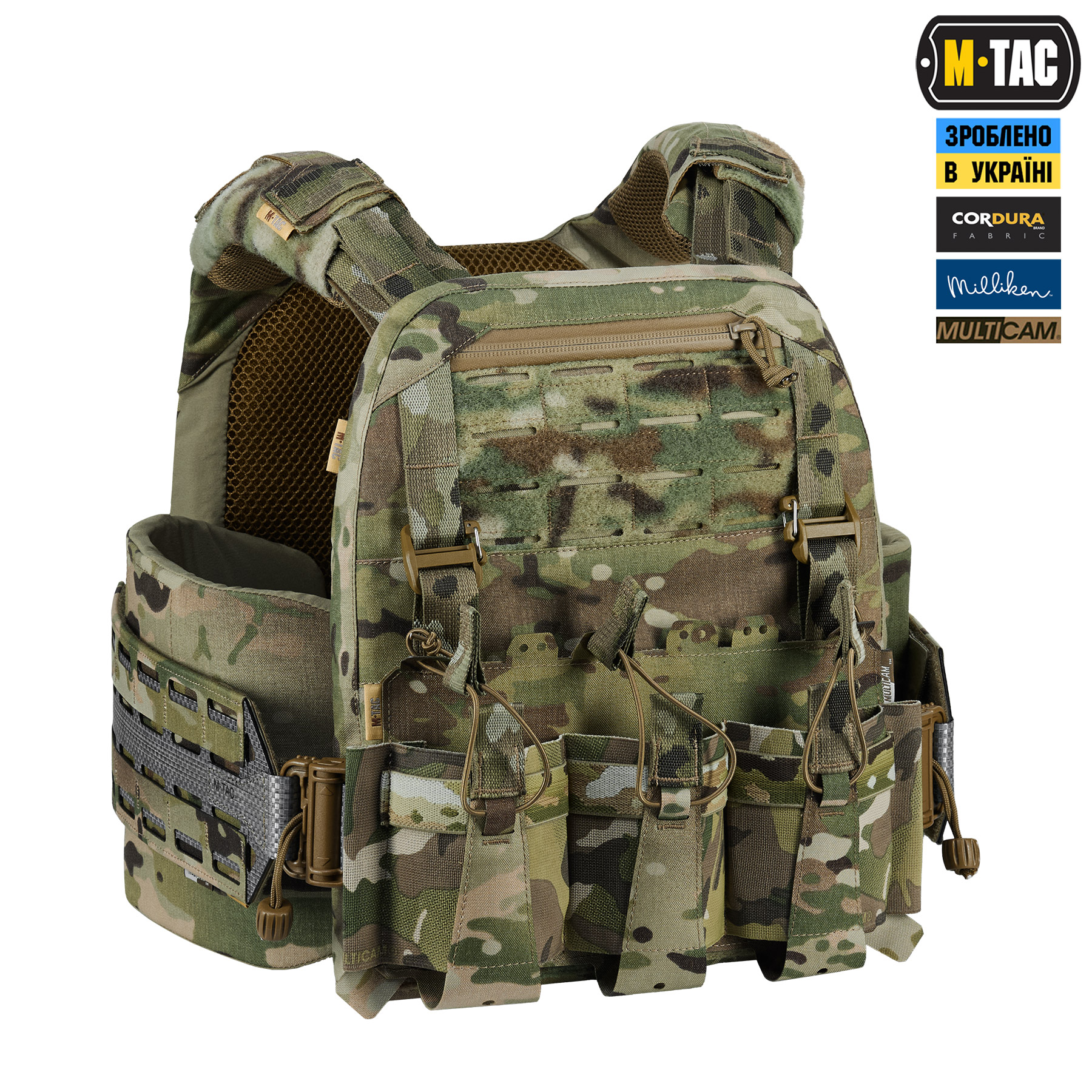 M-Tac плитоноска Cuirass Tiger Elite (розмір плити L) Multicam — 4