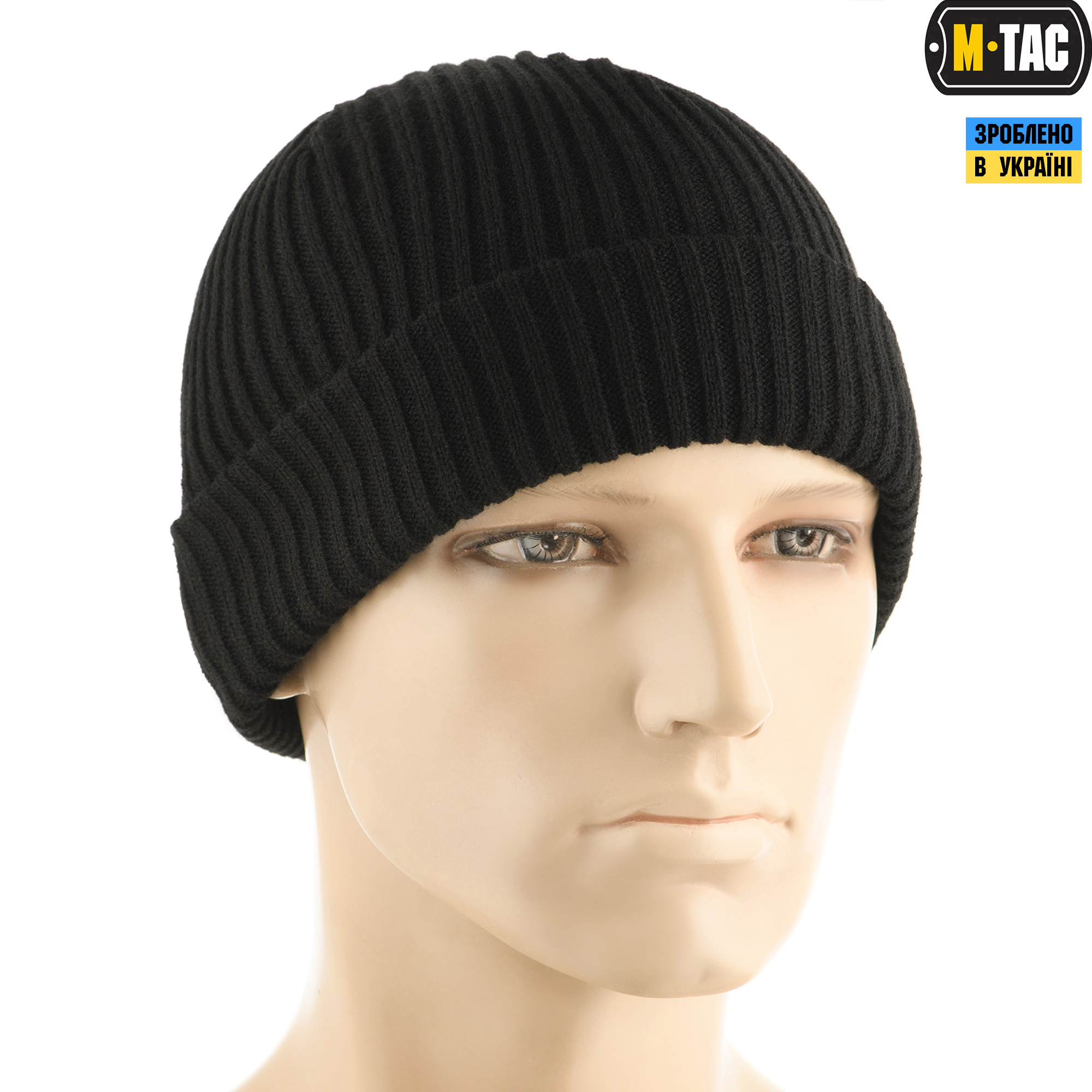M-Tac шапка вязаная 100% акрил Black — 4