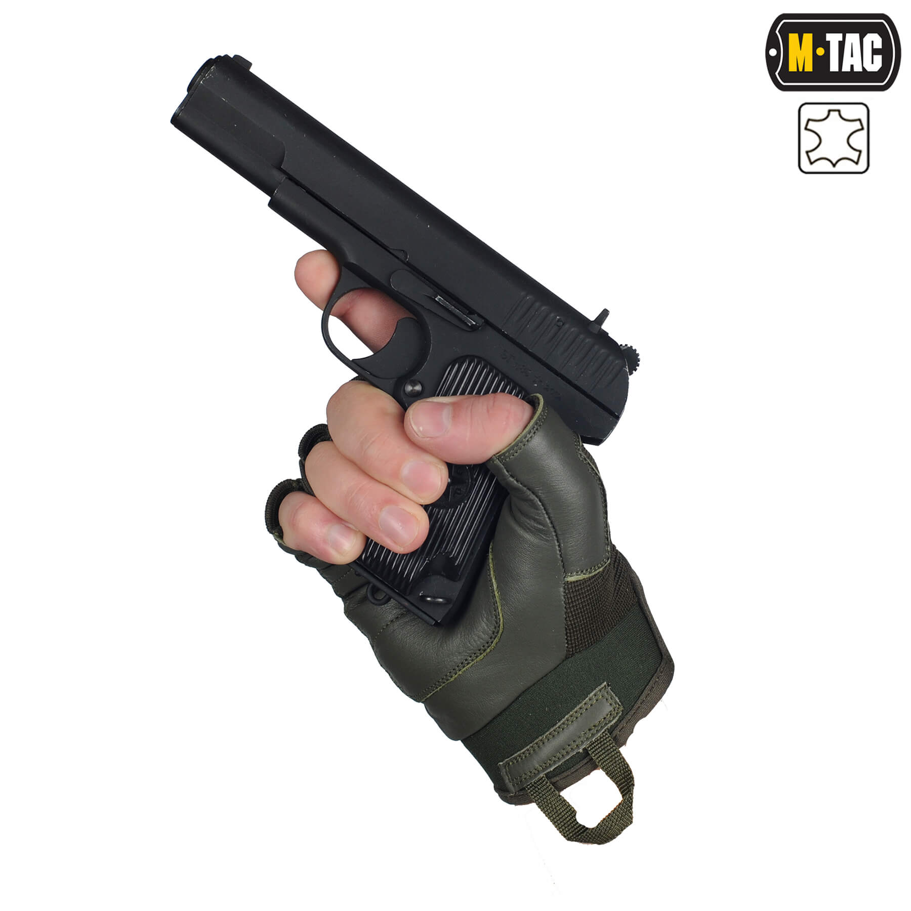 M-Tac перчатки беспалые Assault Mk.4 Olive — 4