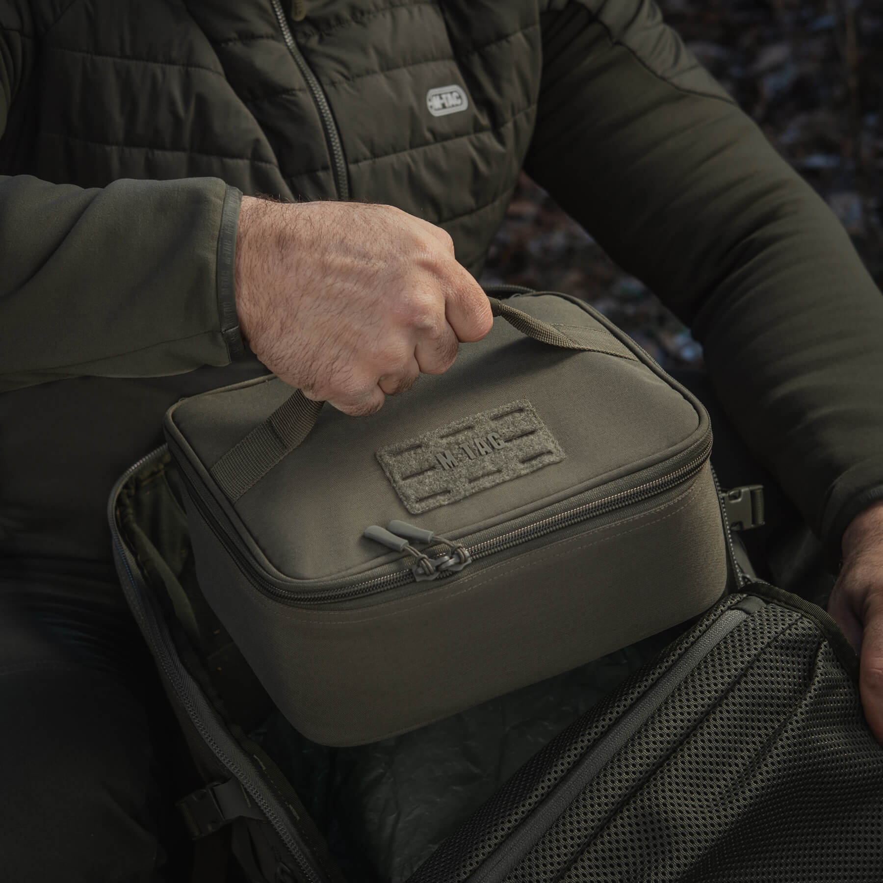 M-Tac органайзер утилитарный Hardshell Utility box L Olive — 14