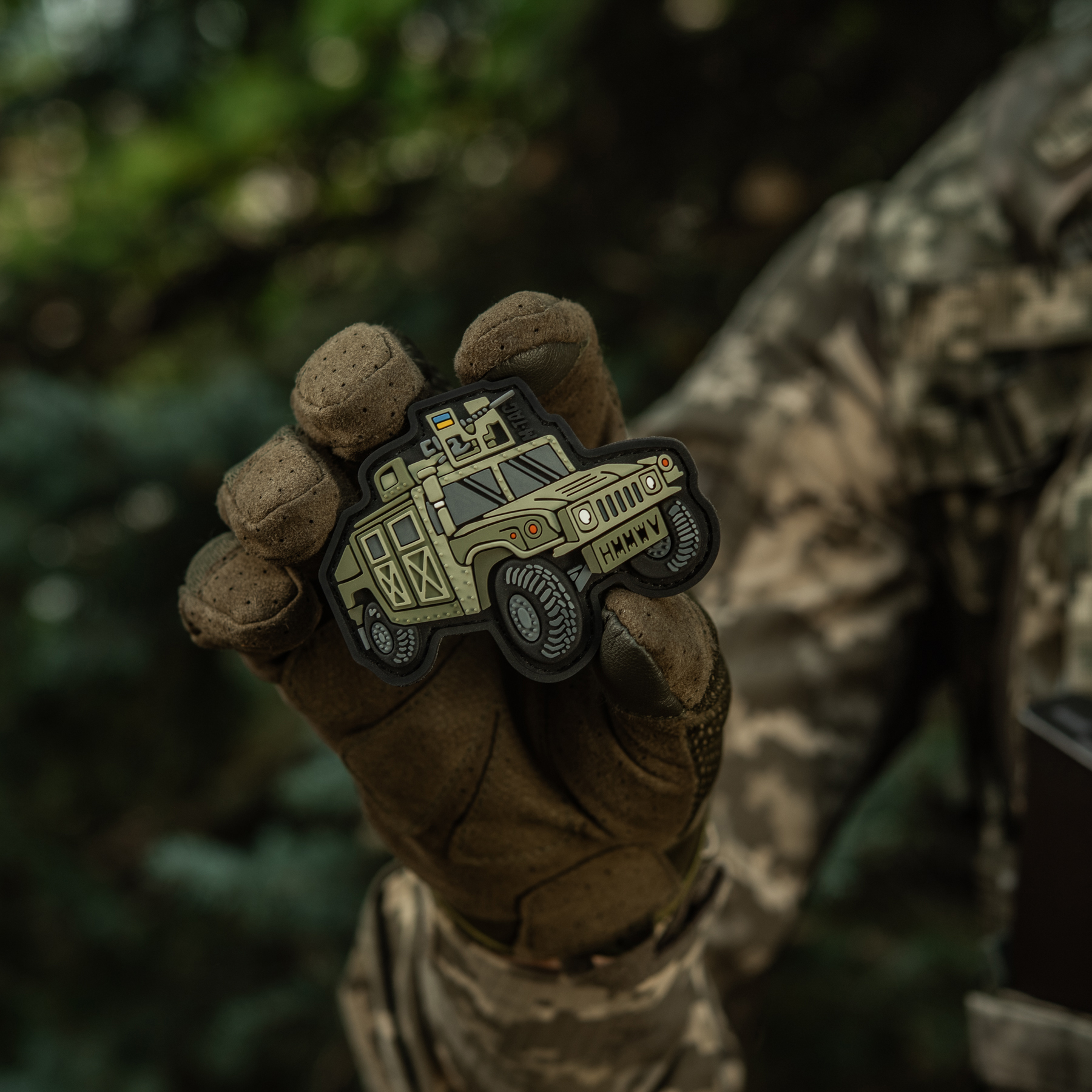 M-Tac нашивка HMMWV (PVC) olive — 7