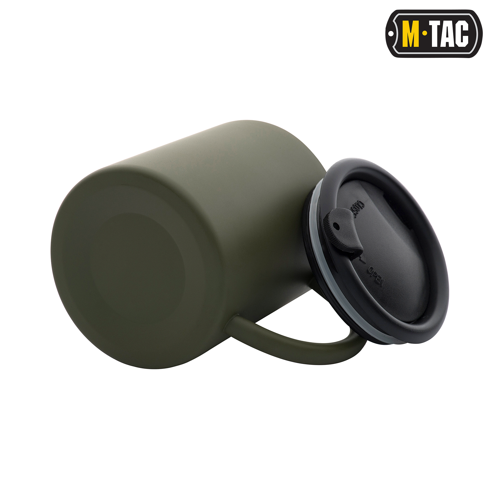 M-Tac термокружка 280 мл. с крышкой олива — 7