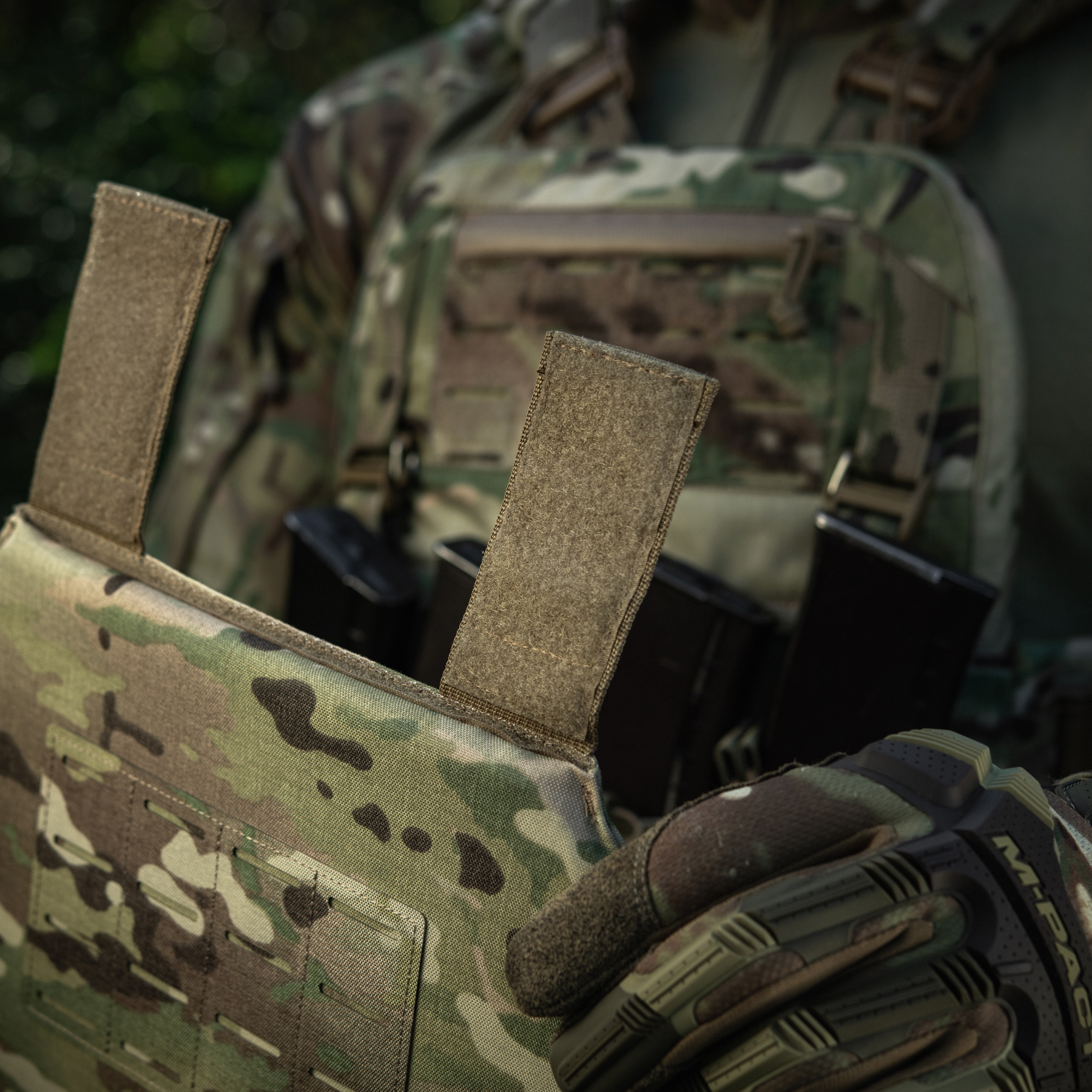 M-Tac фартук противоосколочный с баллистическим пакетом 2 класс (BRONYX) Laser Cut XL Multicam — 14