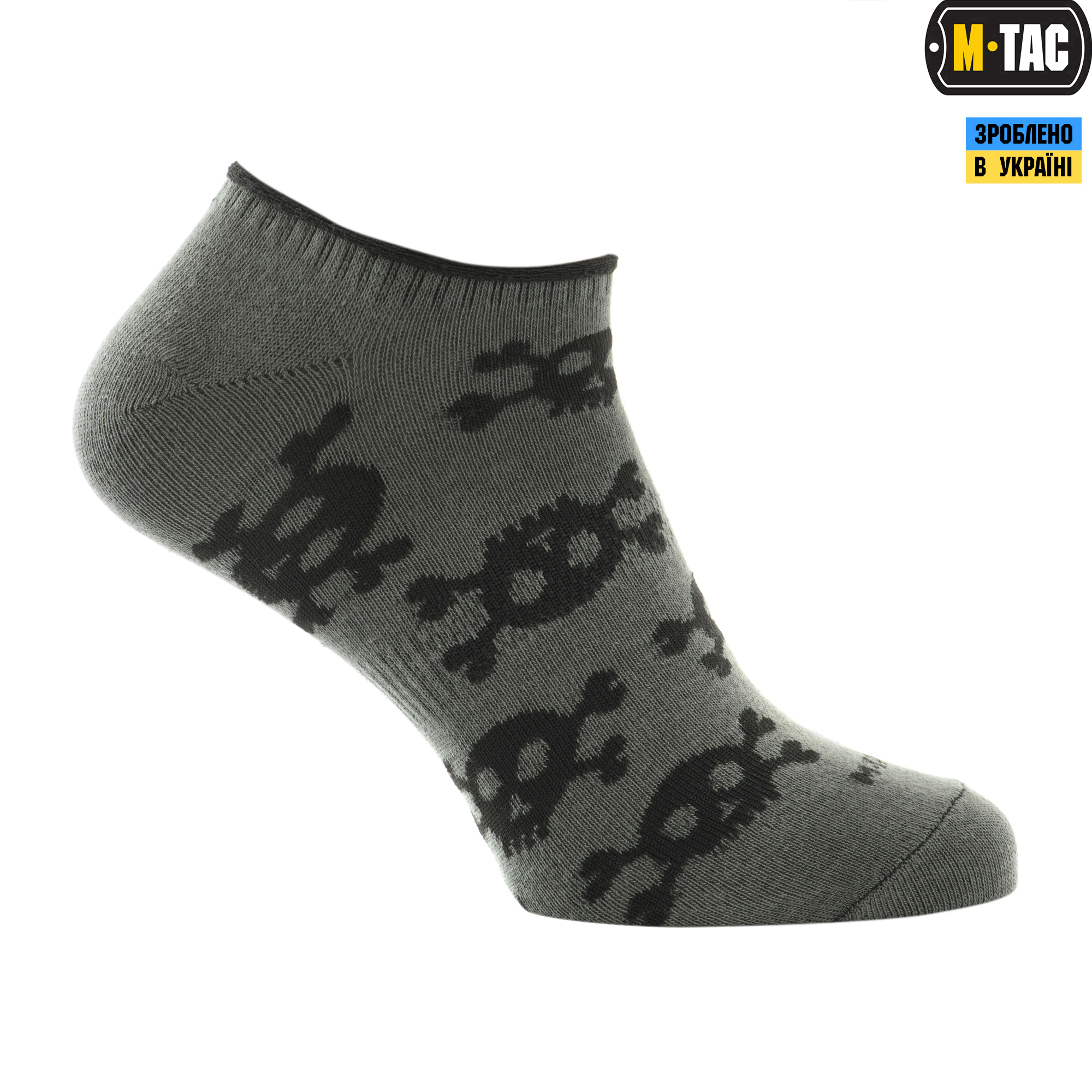 M-Tac носки летние легкие Pirate Skull Olive — 3
