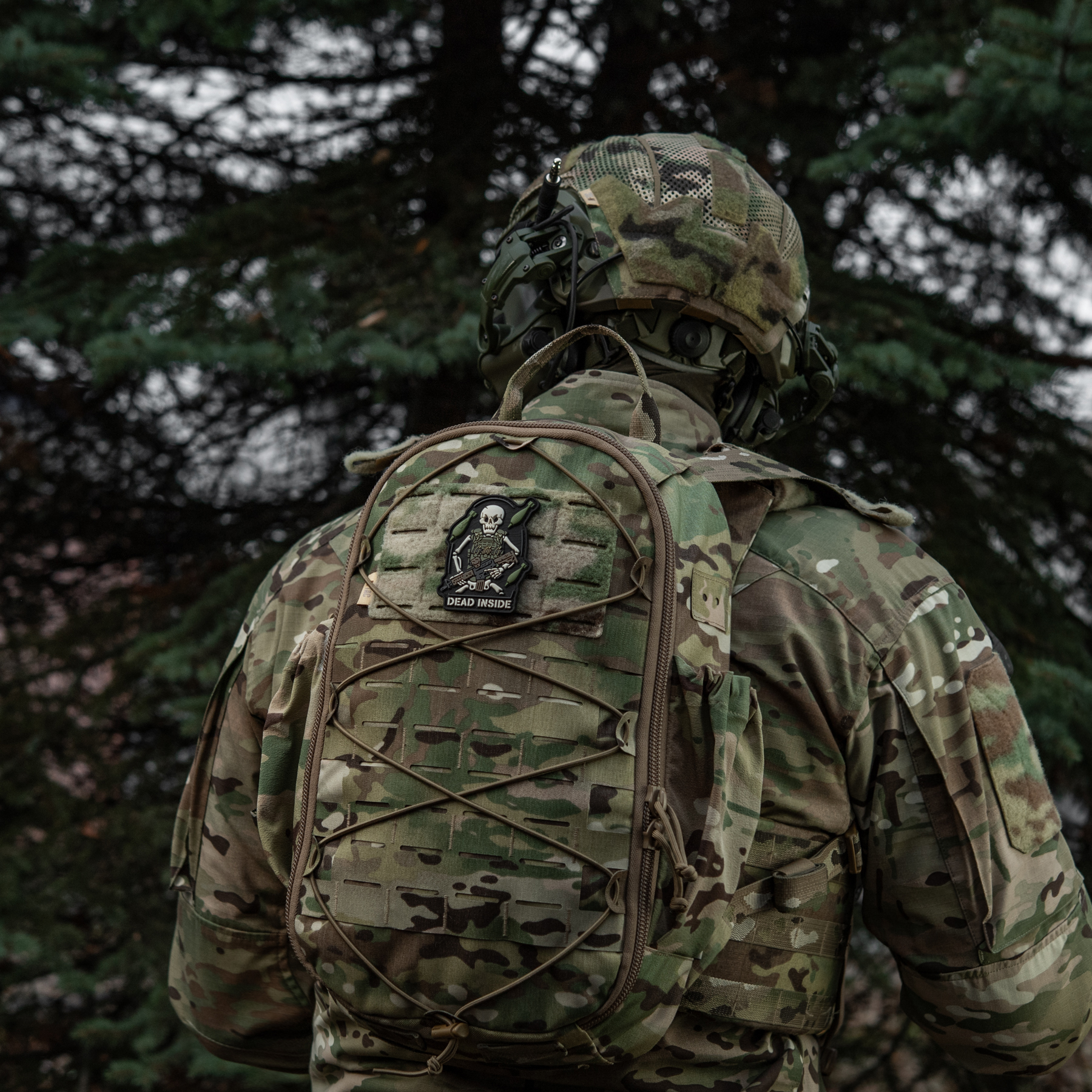 M-Tac нашивка Dead Inside Black/Olive — 19