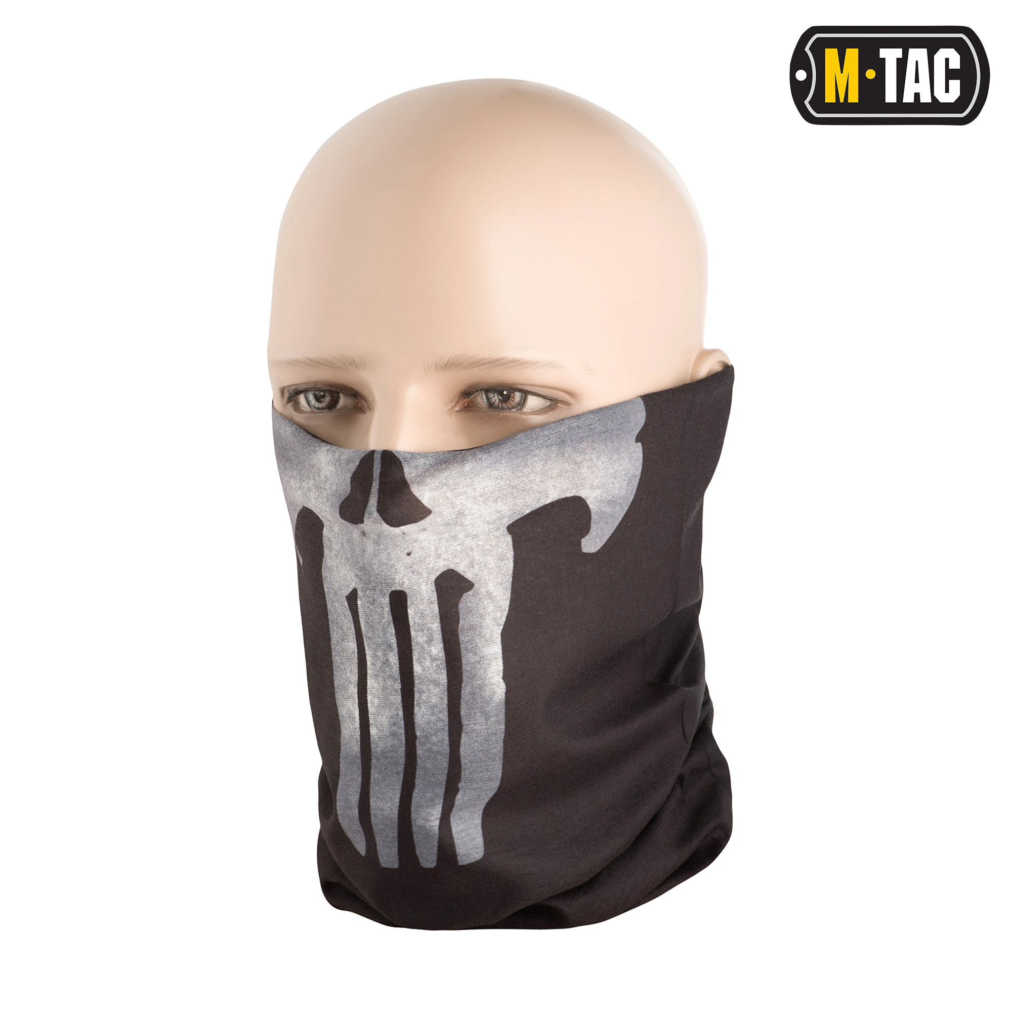 M-Tac шарф-труба облегченный Punisher Black — 2