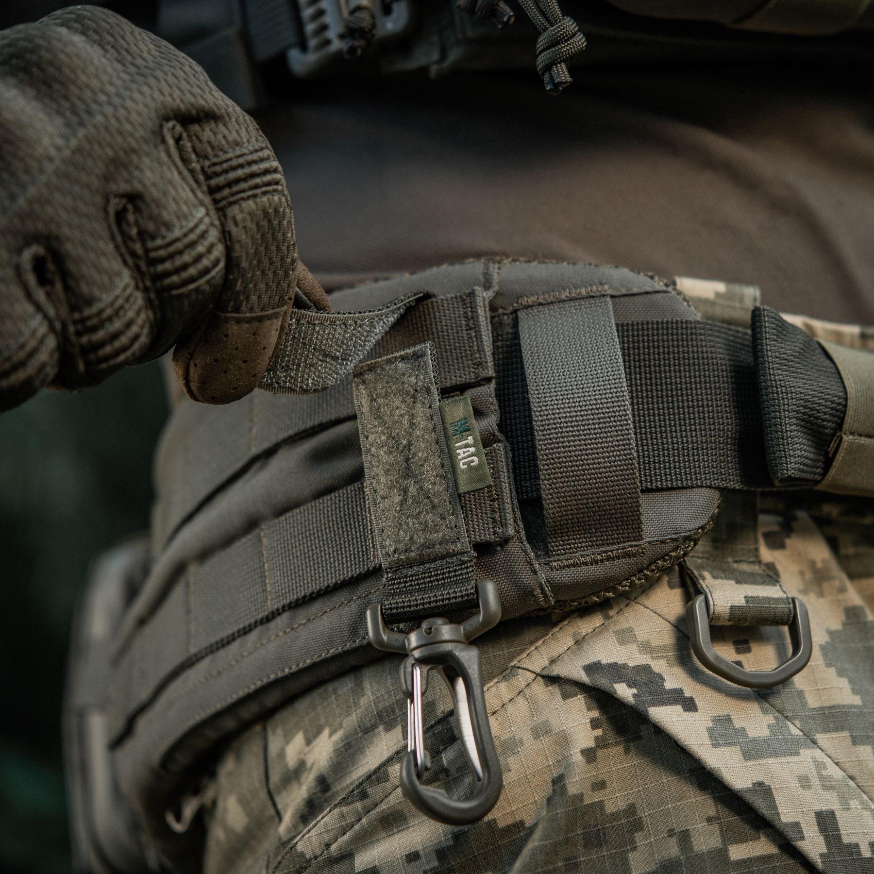 M-Tac крепление с карабином Ranger Green — 8