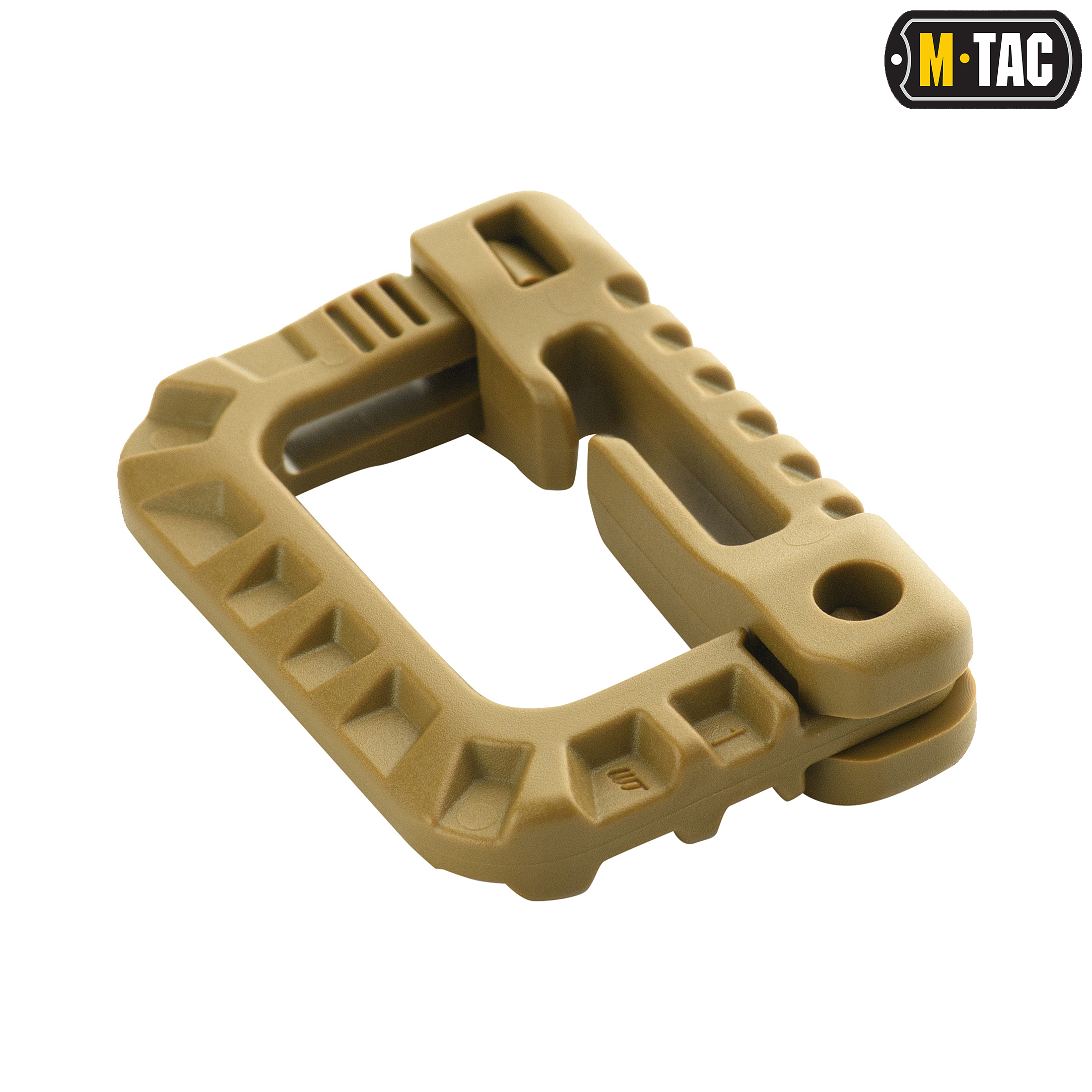 Карабин пластиковый Grimloc Coyote Brown — 2