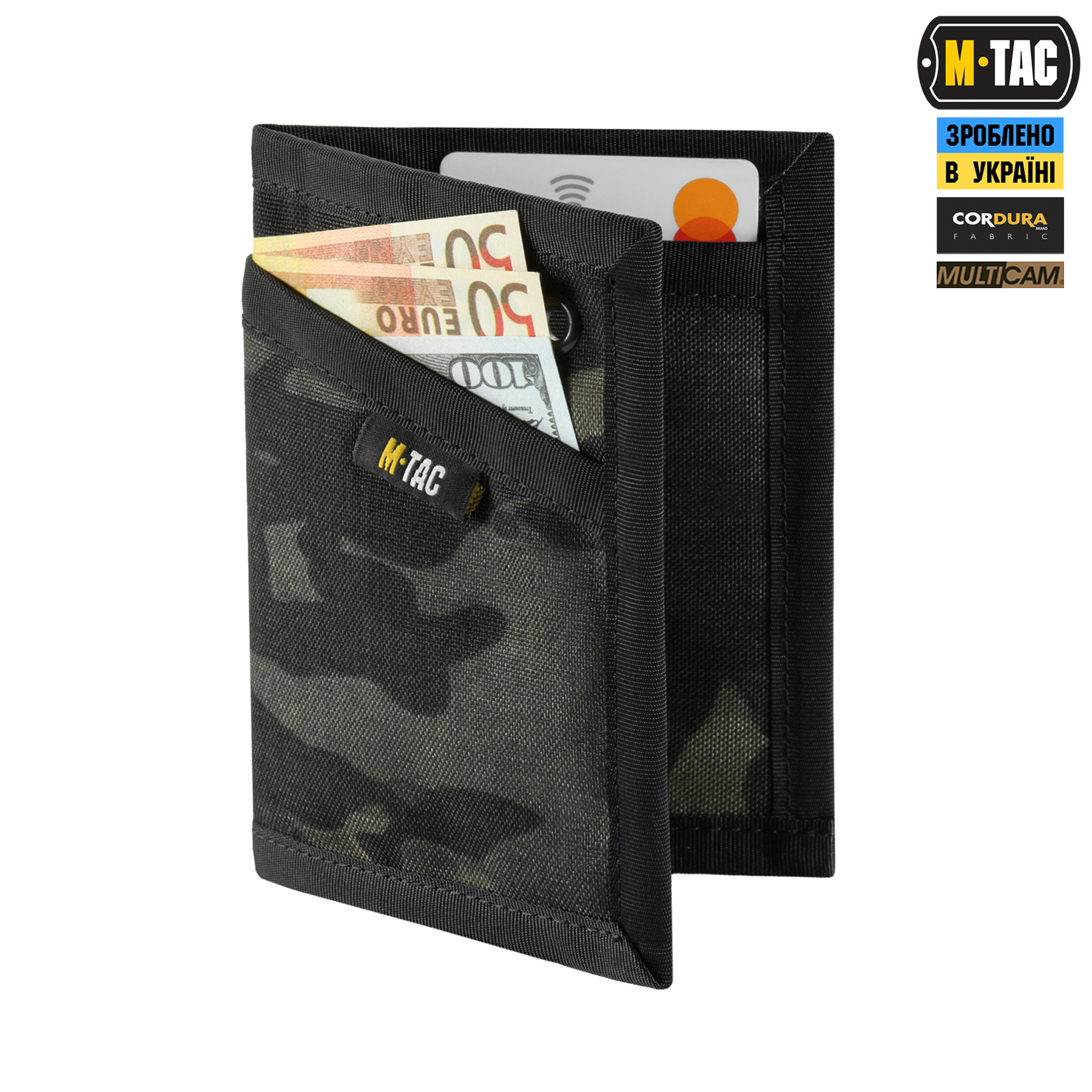 M-Tac кошелек Wallet Elite Multicam Black — 2