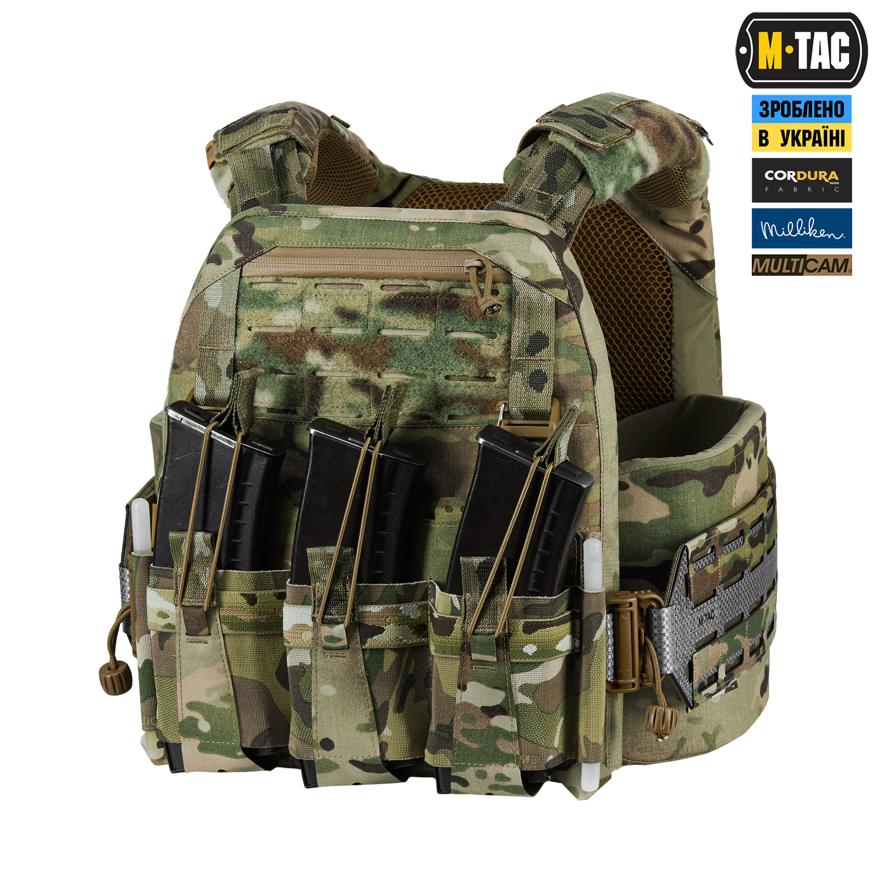 M-Tac плитоноска Cuirass Tiger Elite (розмір плити L) Multicam — 6