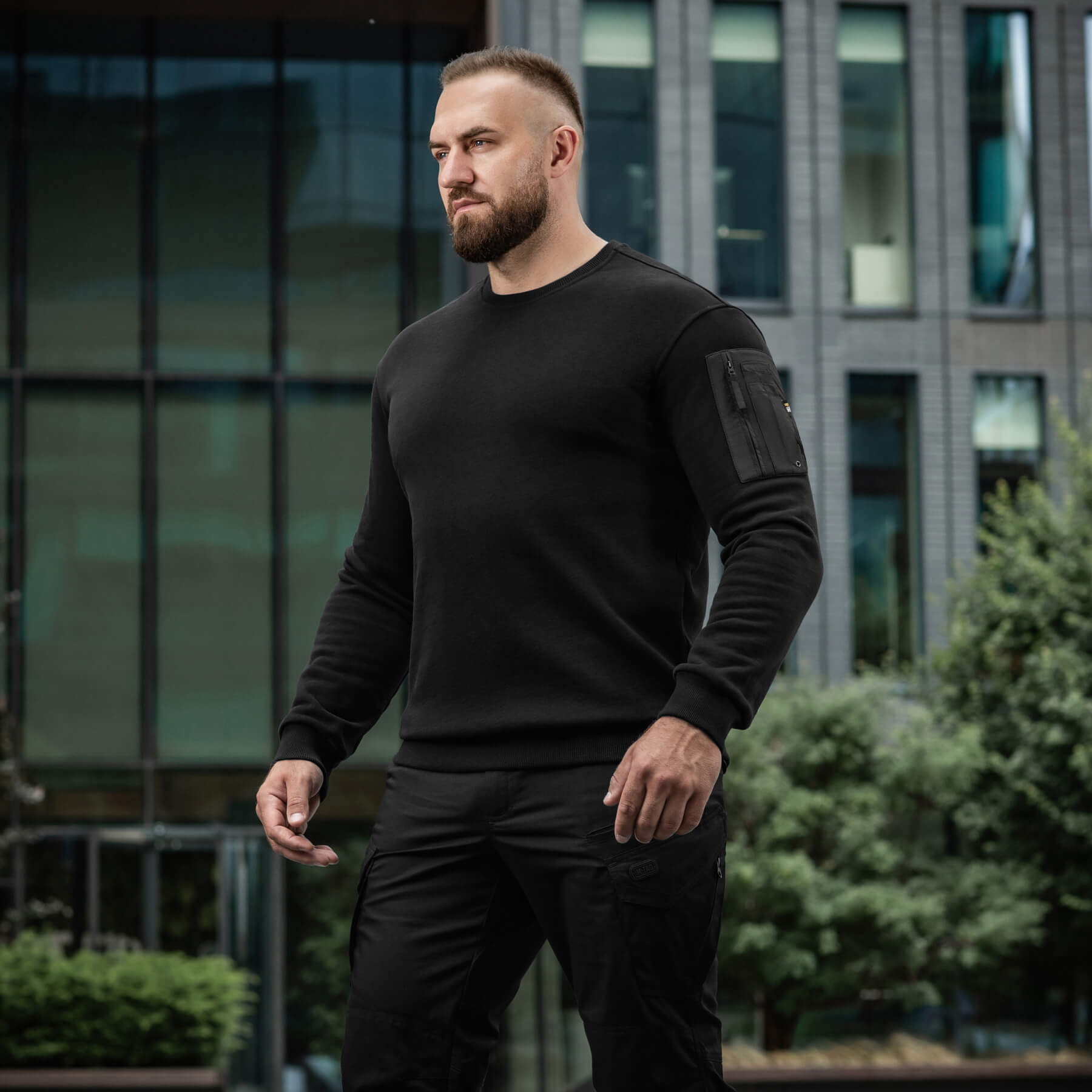 M-Tac свитшот Nylon Pocket Cotton Hard Black — 11