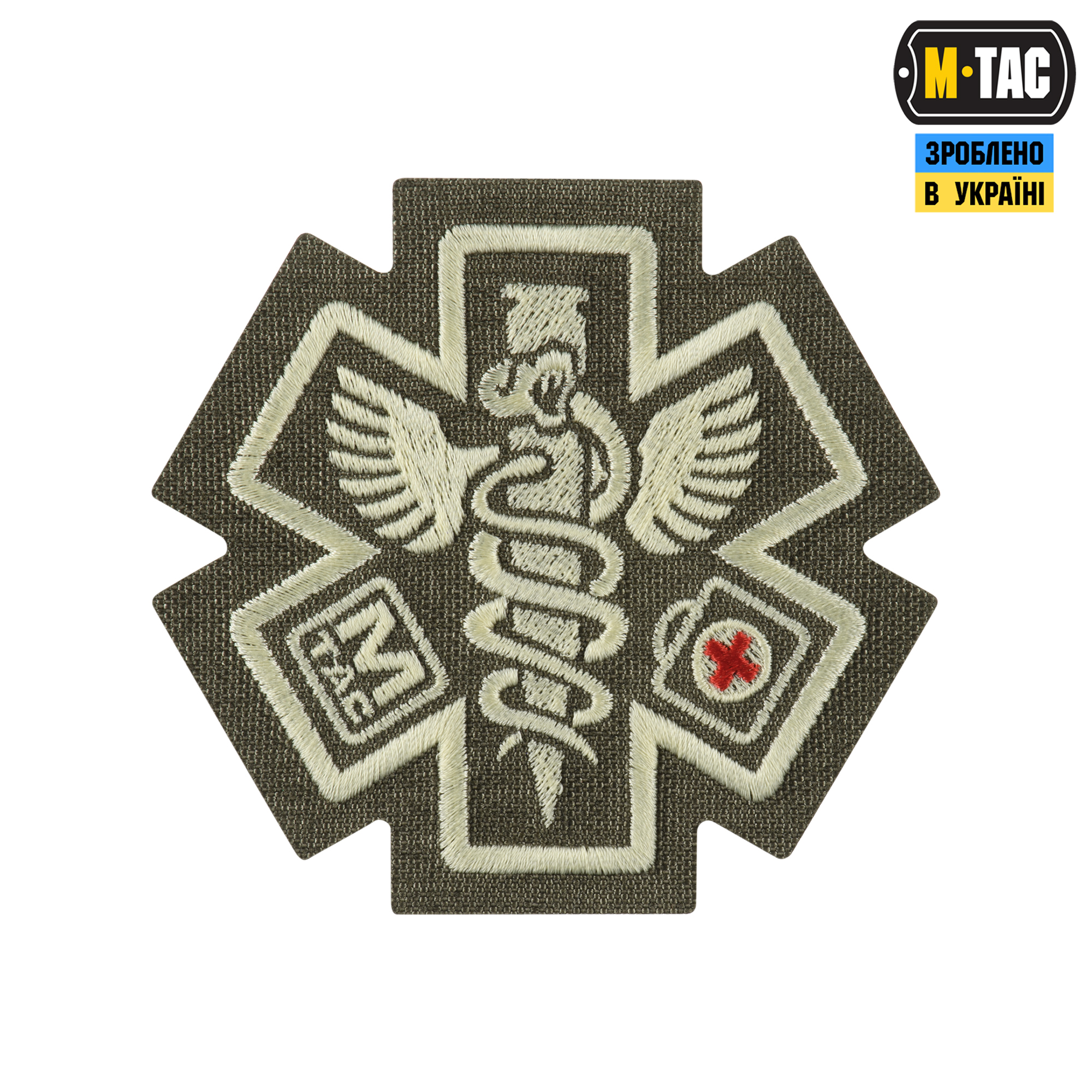 M-Tac нашивка Paramedic (вышивка) Ranger Green — 2