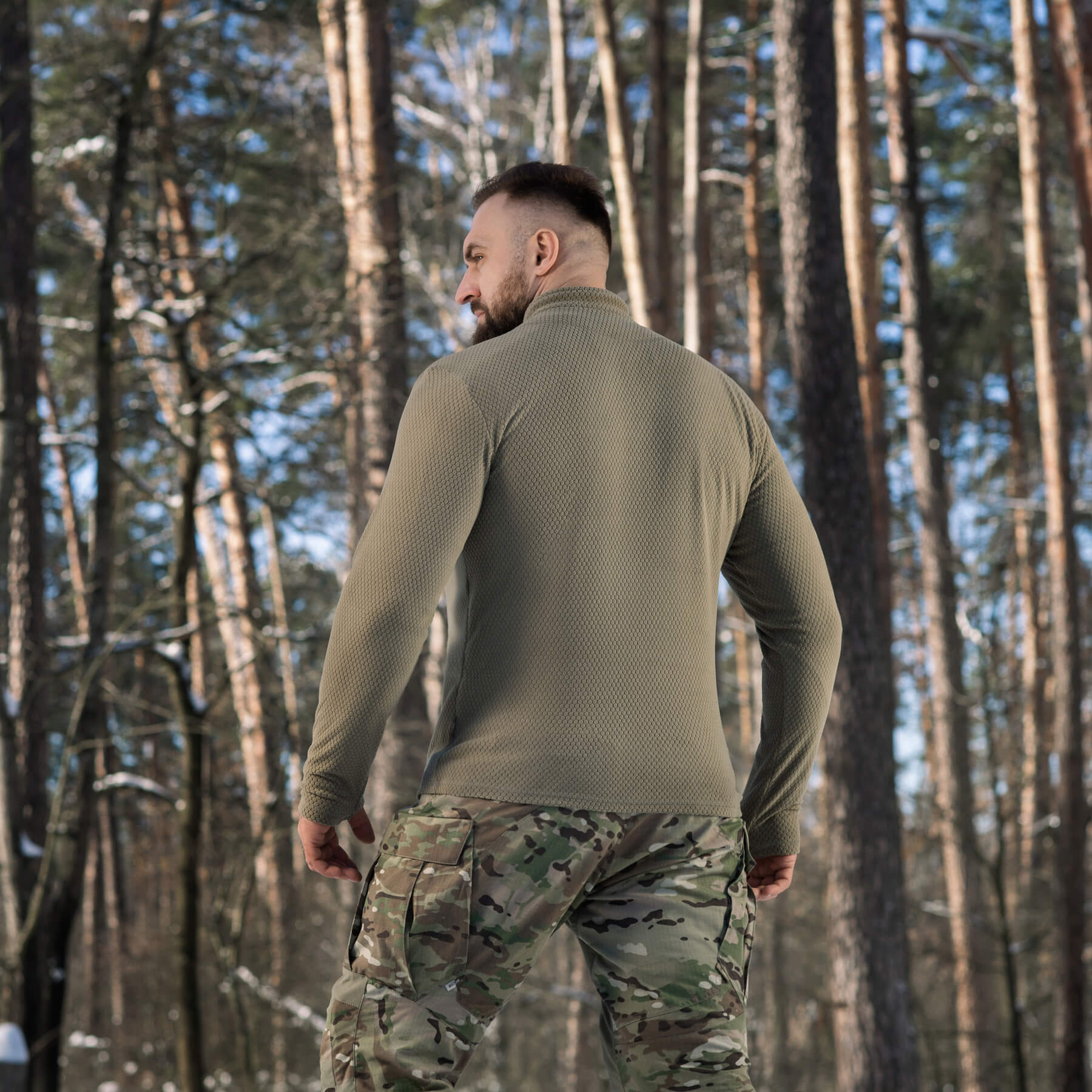 M-Tac терморубашка флис Delta Level 2 Hex Tan — 10