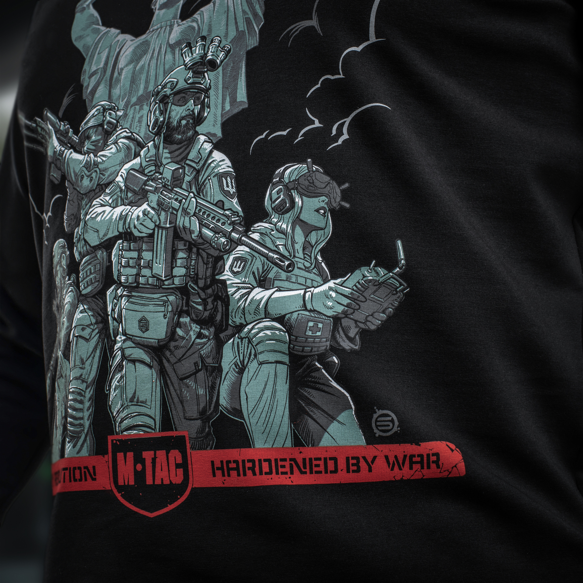 M-Tac кофта Hoodie Freedom Black — 15