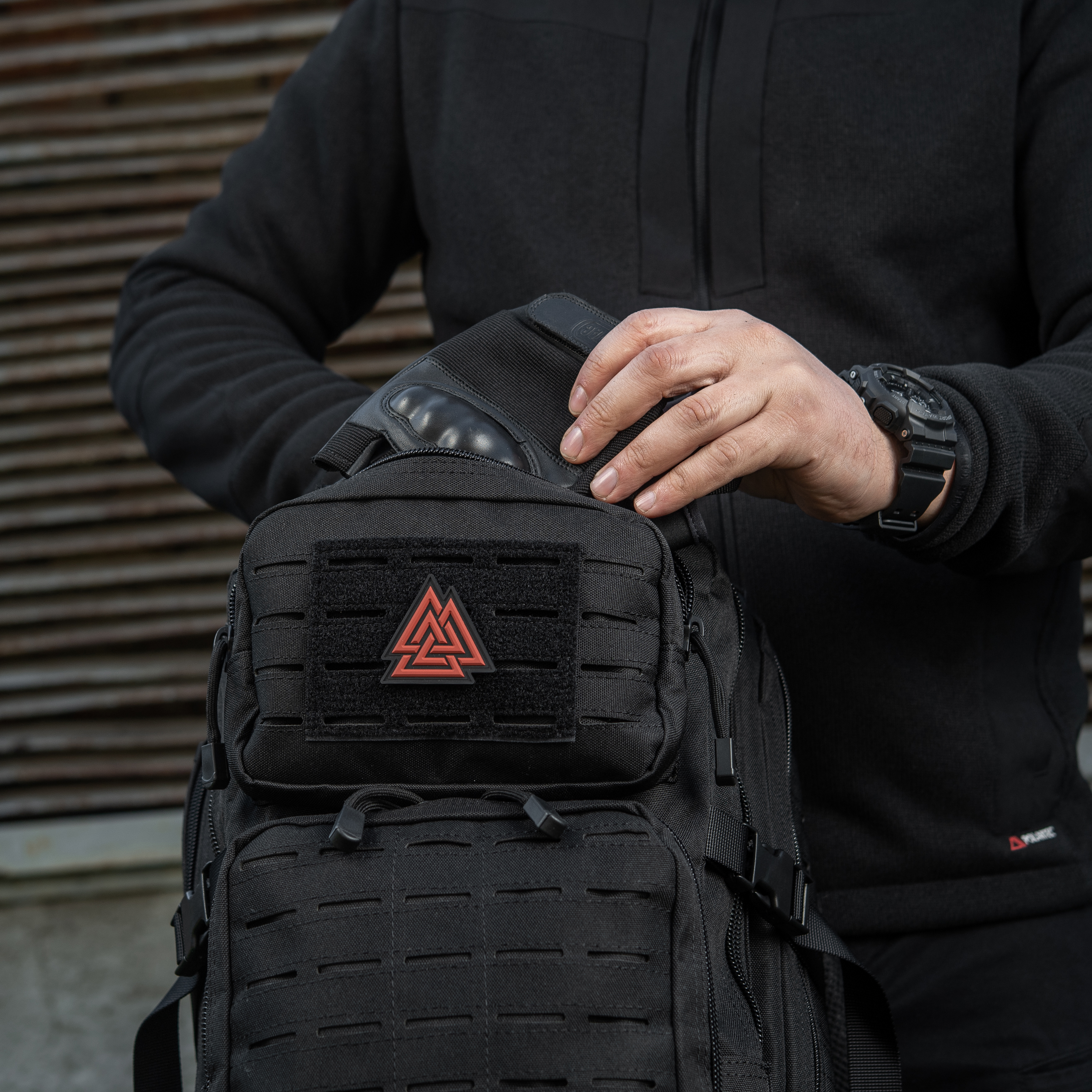 M-Tac рюкзак Large Assault Pack Laser Cut Black — 12