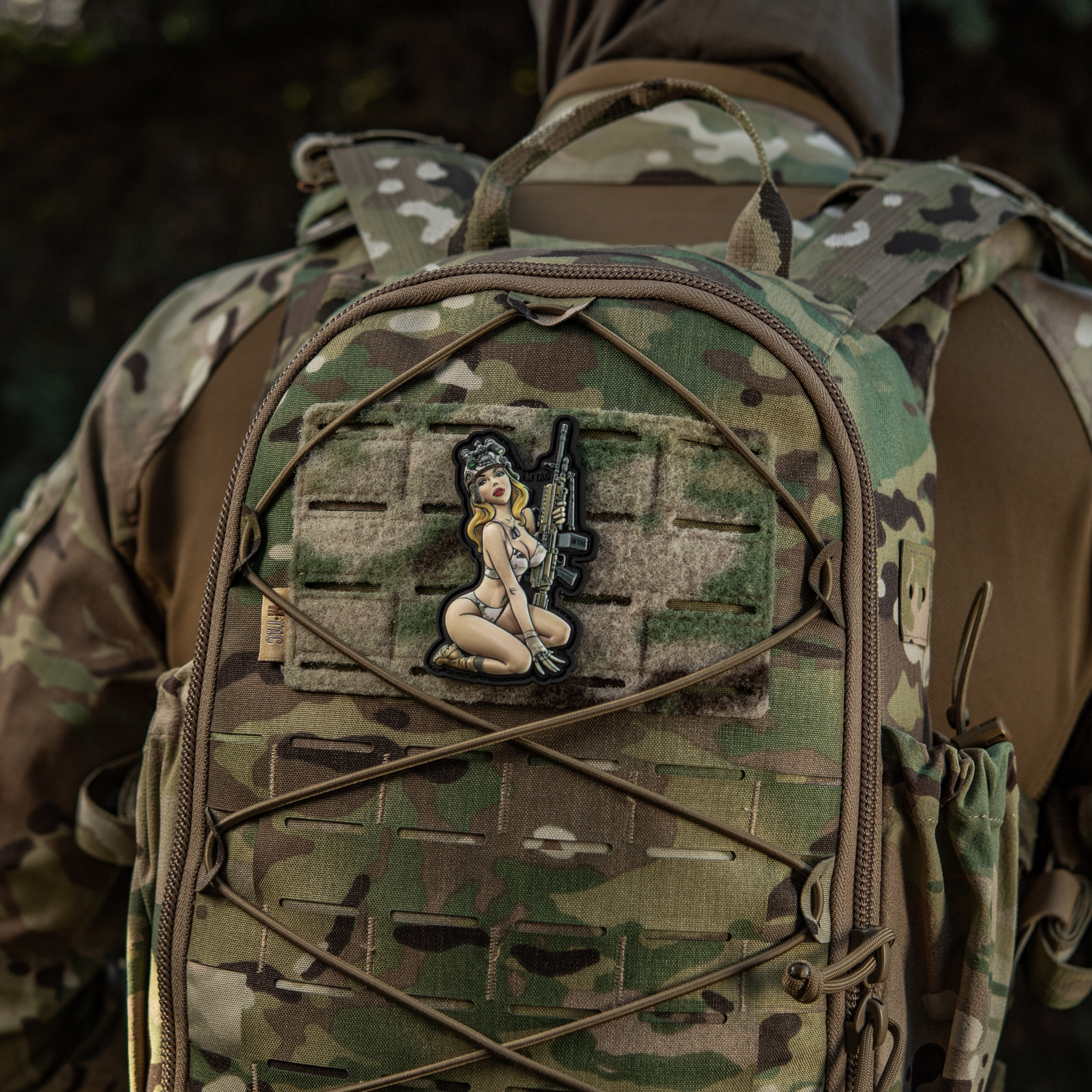 M-Tac нашивка girl №5 PVC MC — 10