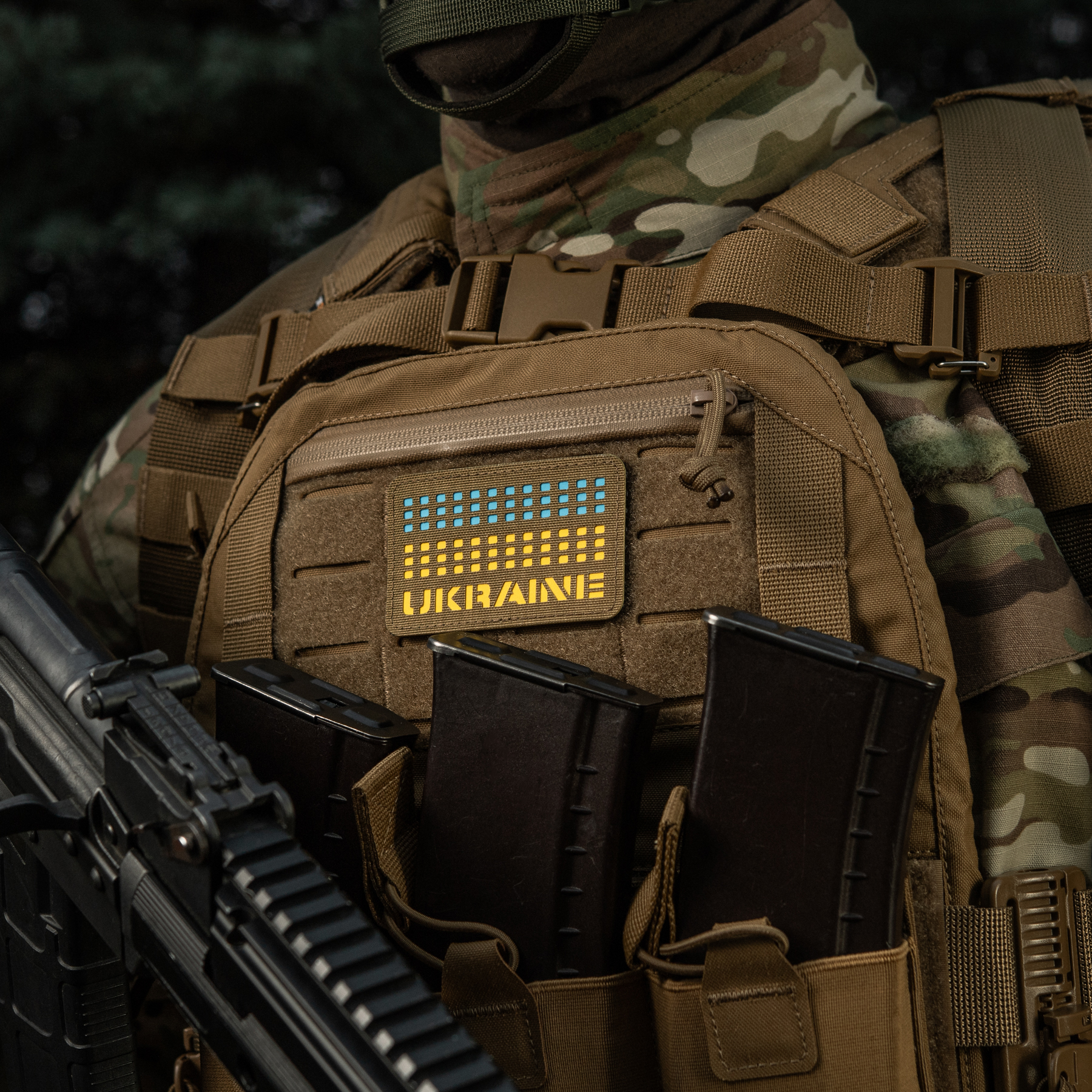 M-Tac нашивка Ukraine Laser Cut Coyote/Yellow/Blue/GID — 6