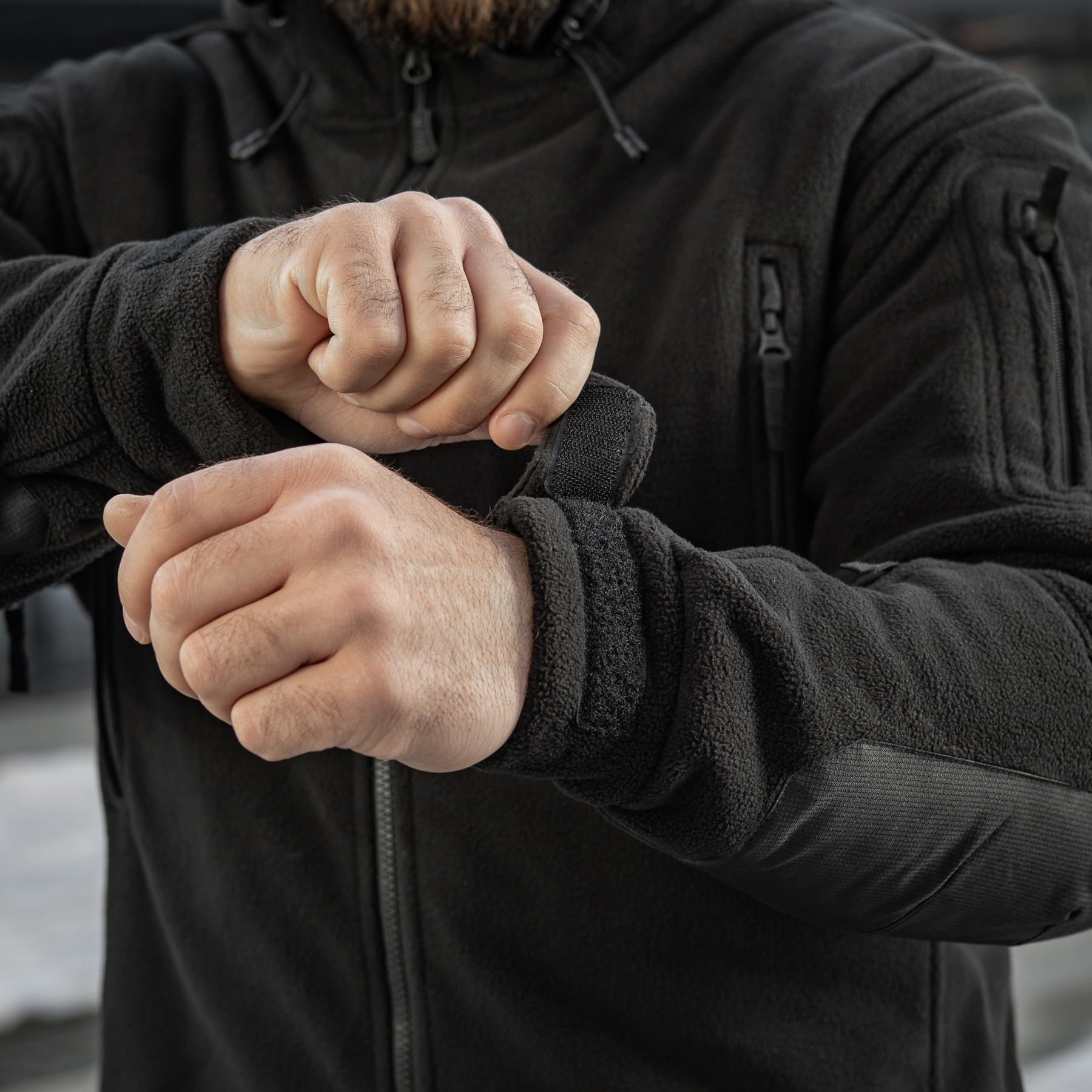 M-Tac куртка флисовая Windblock Division Gen.II Black — 21