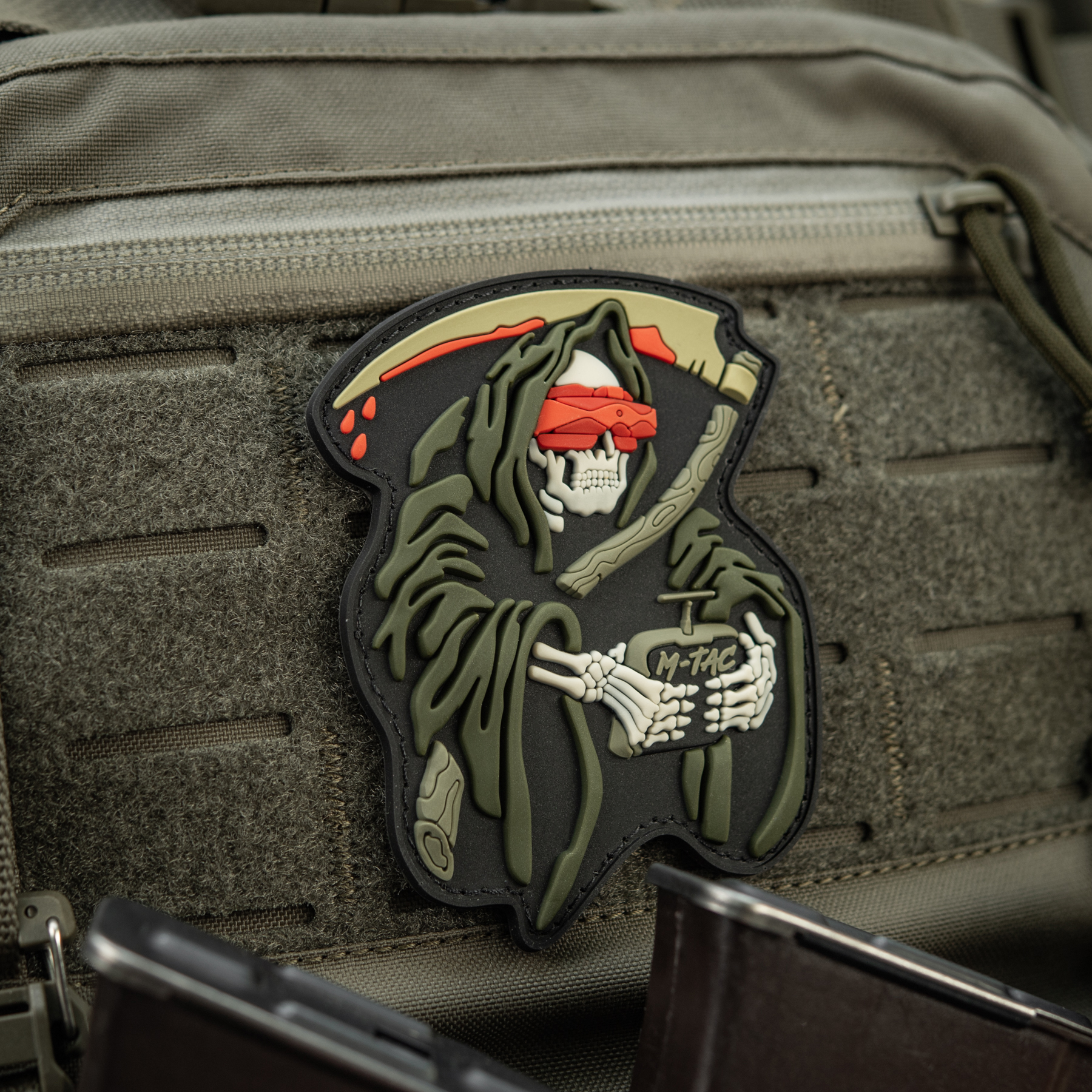 M-Tac нашивка FPV Operator PVC Black/Olive — 9