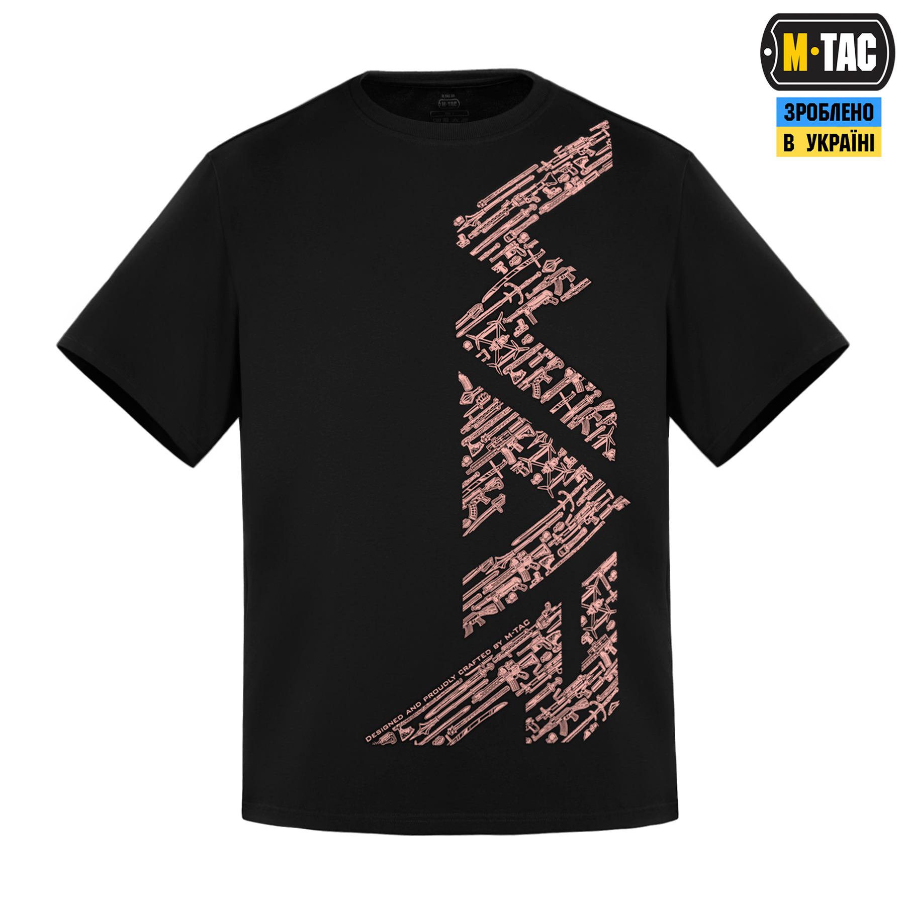 M-Tac футболка WAR Cotton Hard Black/Ash Rose — 3