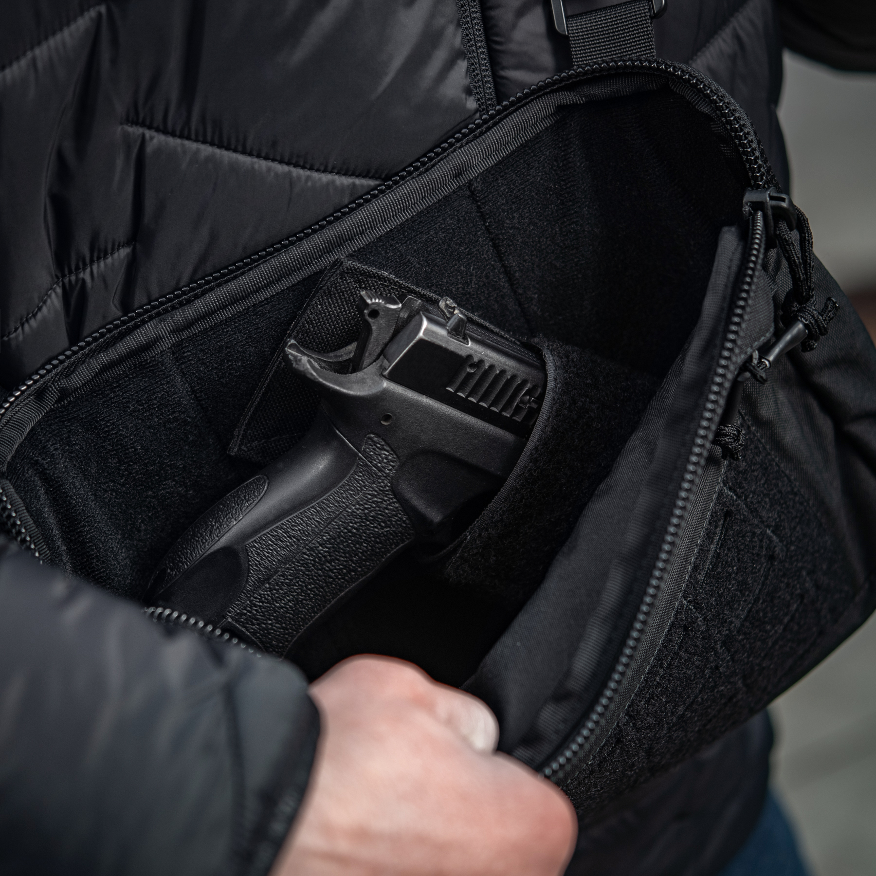 M-Tac сумка Admin Bag Medium Elite с липучкой Black — 29