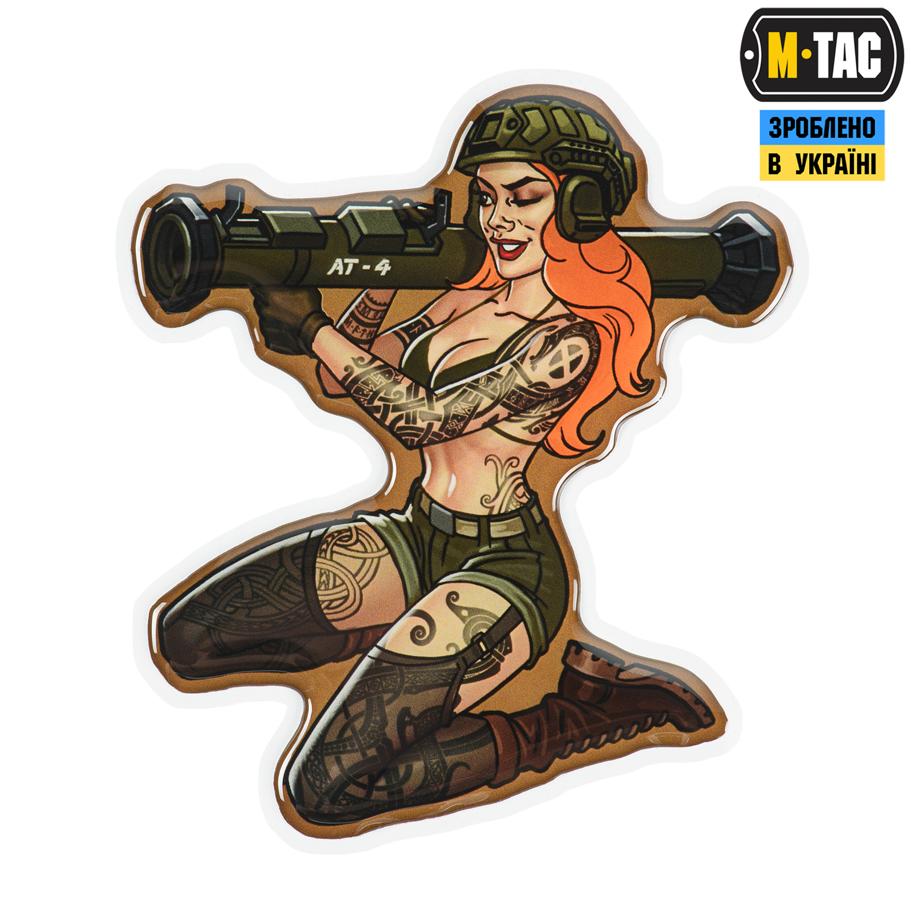 M-Tac наклейка обємна girl №10 AT4 Скандинавик — 2