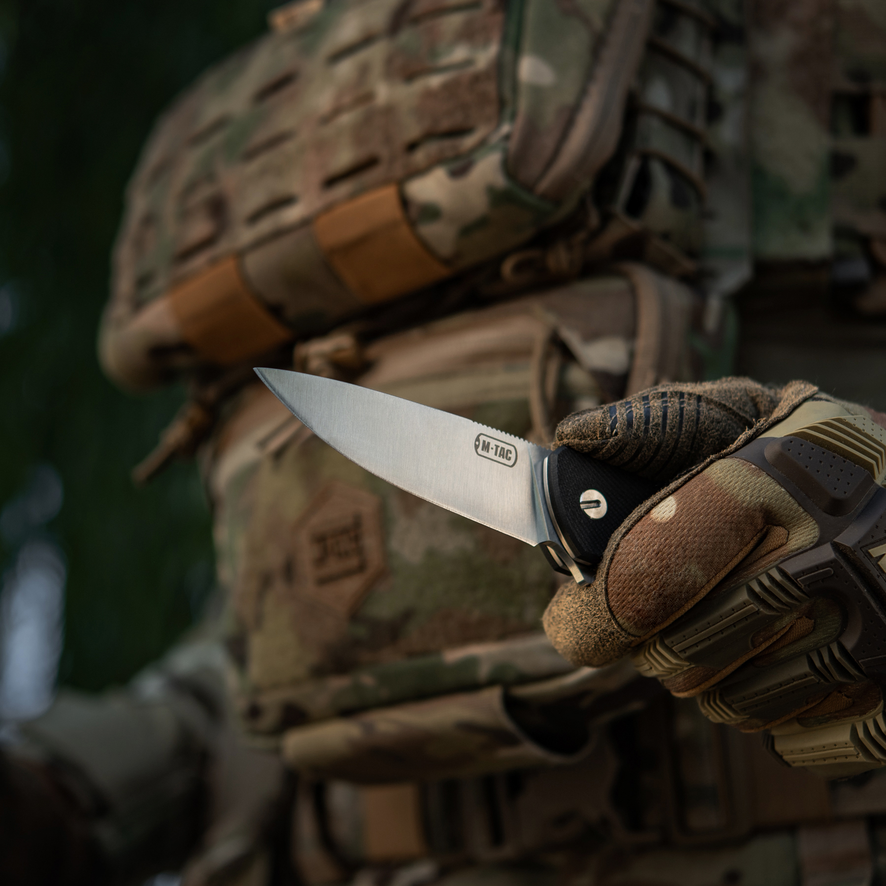 M-Tac нож складной Type 11 Black/Steel — 24