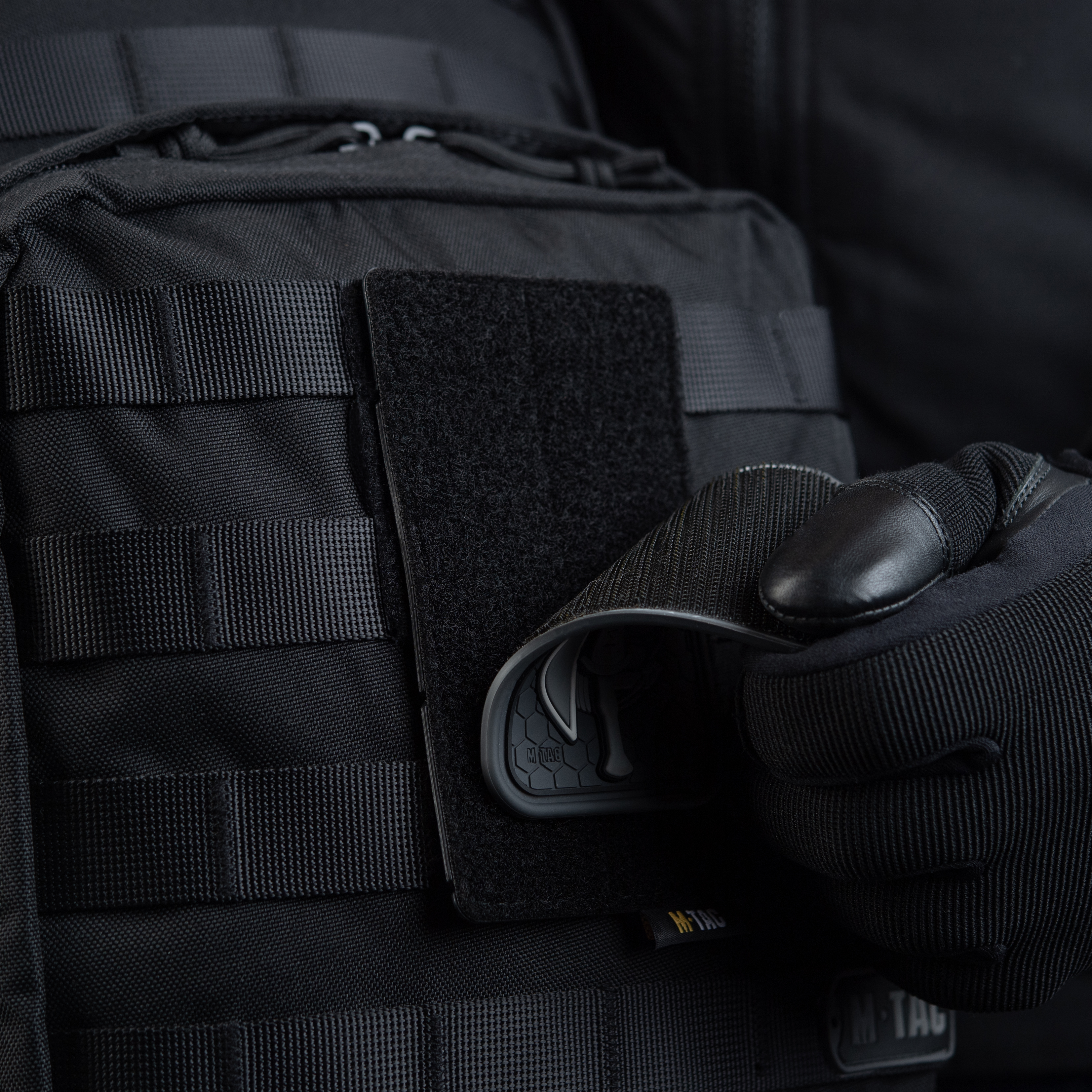 M-Tac панель для нашивок на MOLLE 80x135 Black — 6