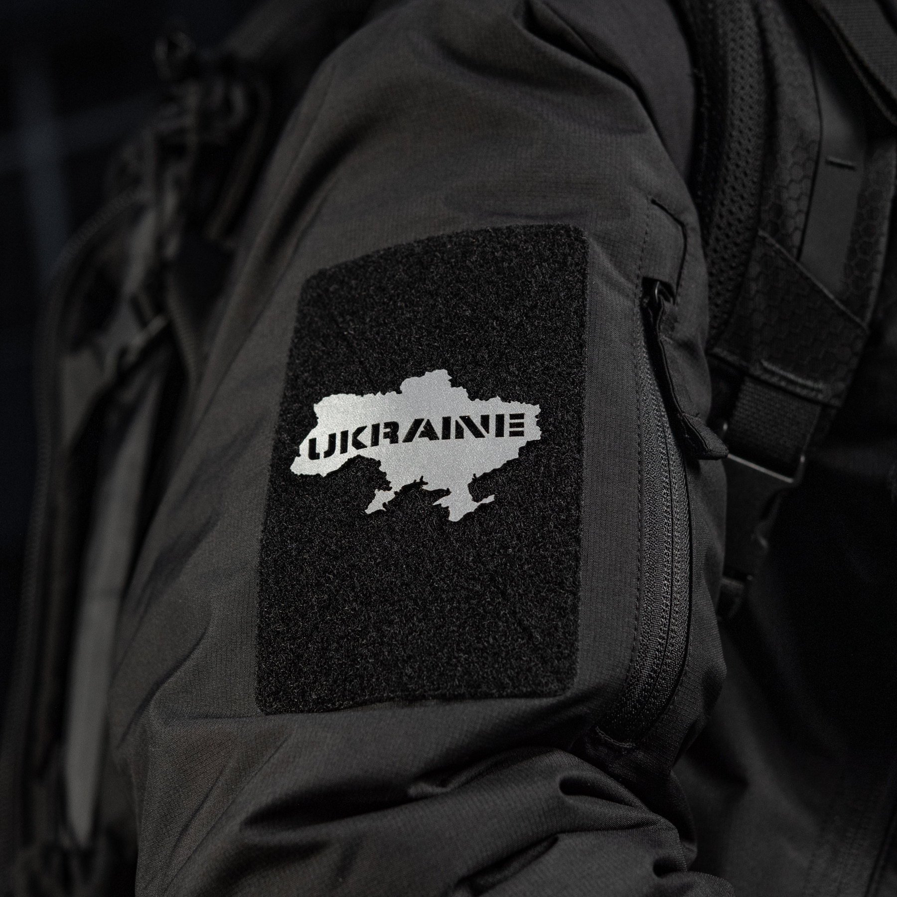 M-Tac нашивка Ukraine (контур) сквозная Laser Cut светоотражающая — 4