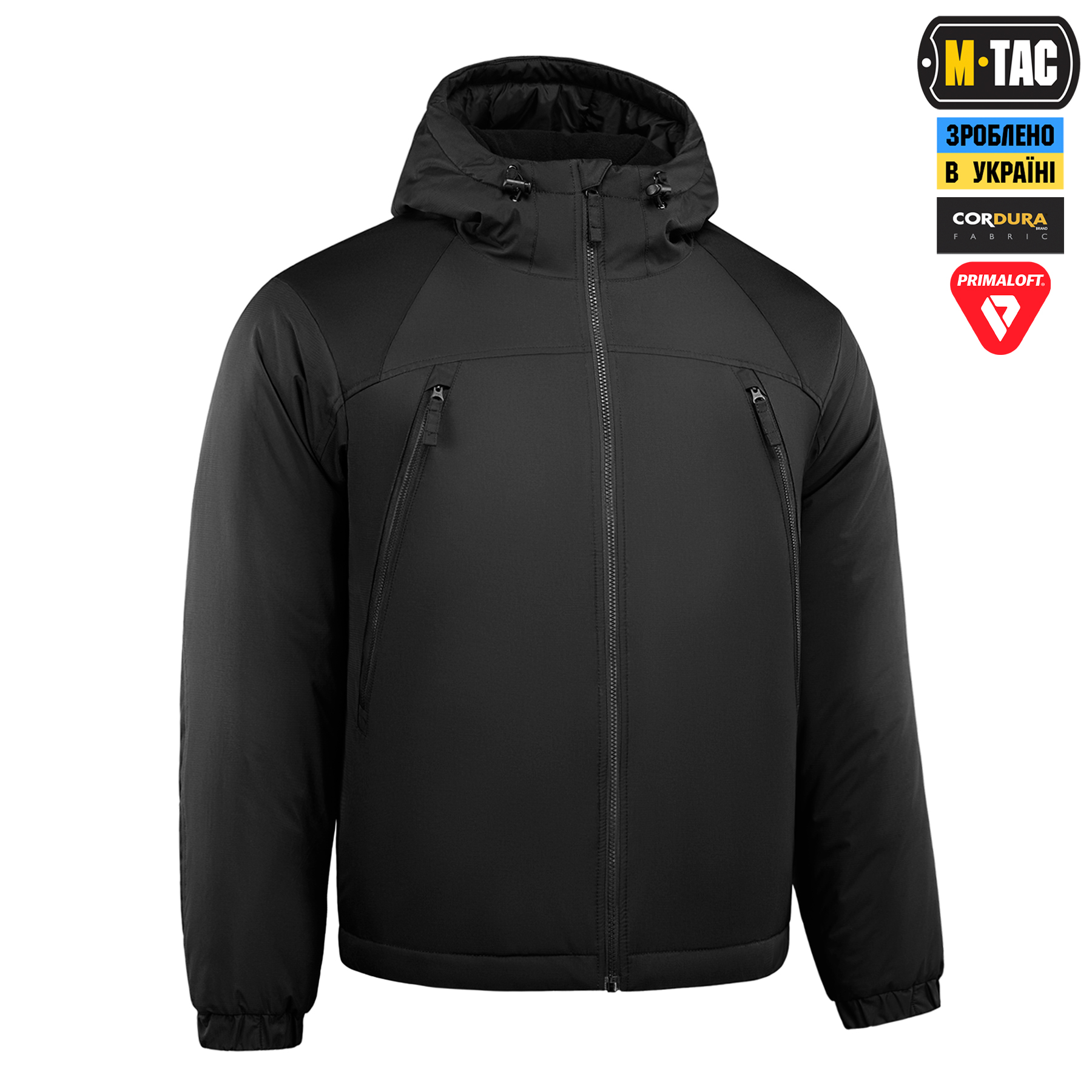 M-Tac куртка зимняя Alpha Basic Primaloft Black — 4