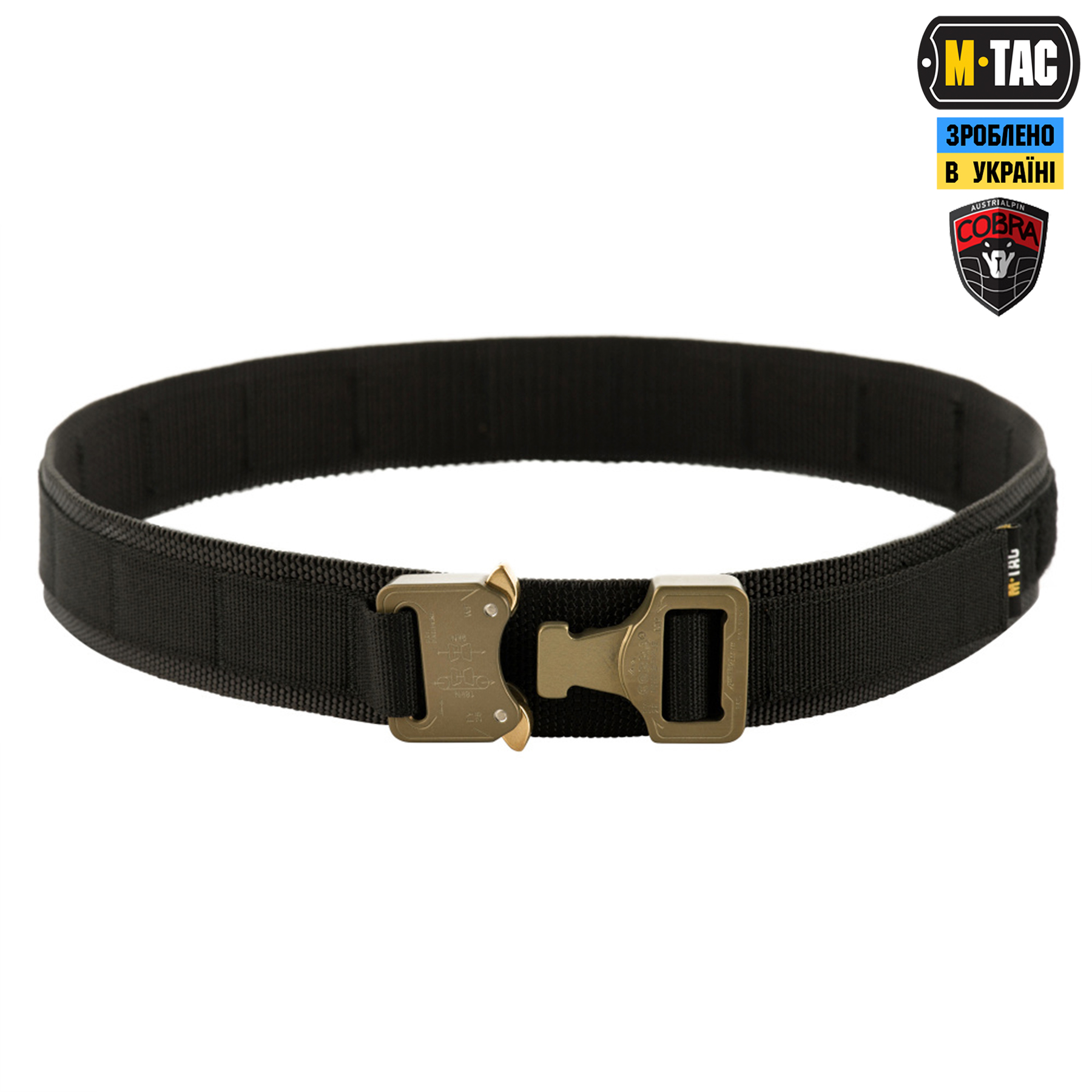 M-Tac ремень Cobra Buckle Belt Black — 3
