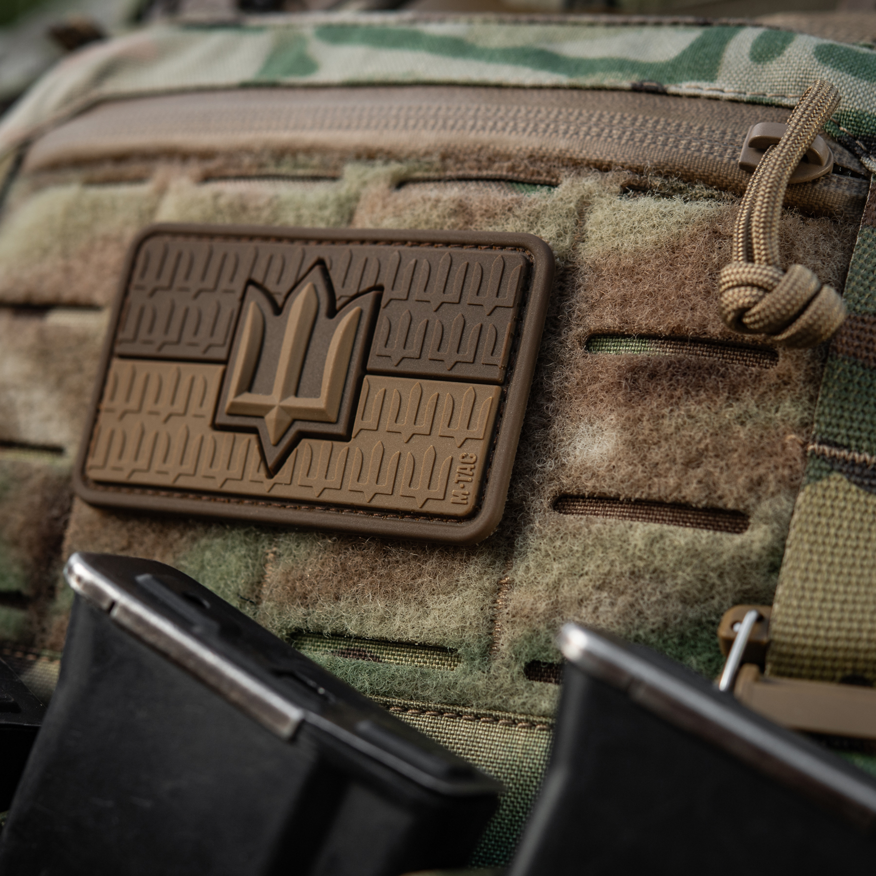 M-Tac нашивка прапор України з тризубом ЗСУ PVC Coyote — 6