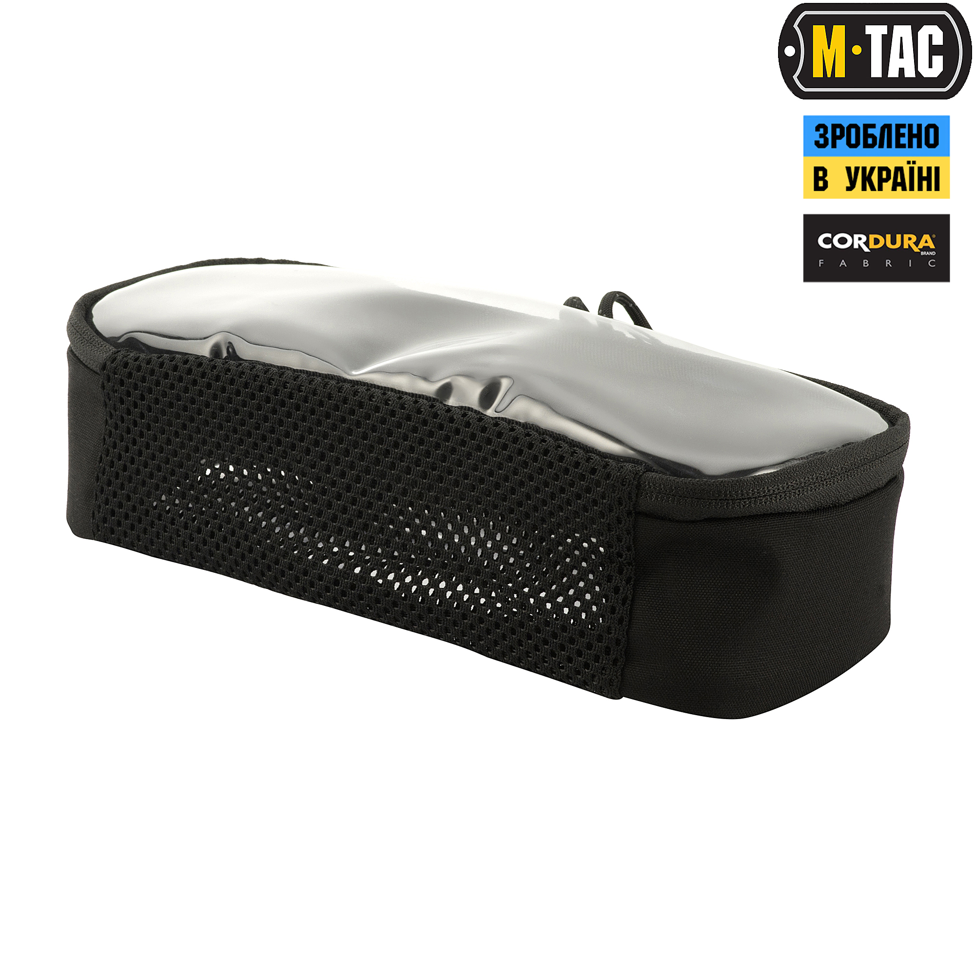 M-Tac органайзер утилитарный прозрачный Elite Medium (26х11 см) Black — 6