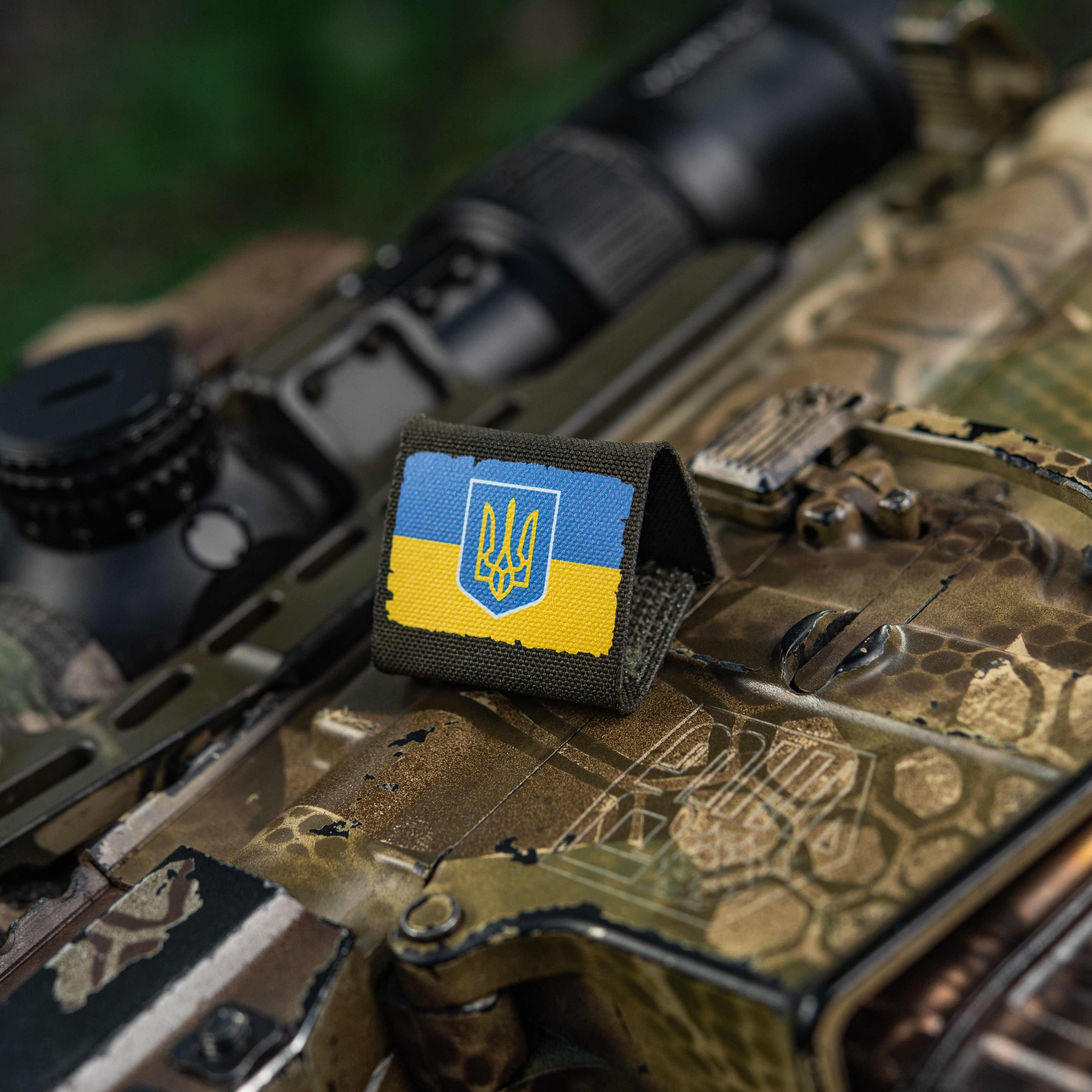 M-Tac MOLLE Patch Прапор України з гербом Full Color/Ranger Green — 15
