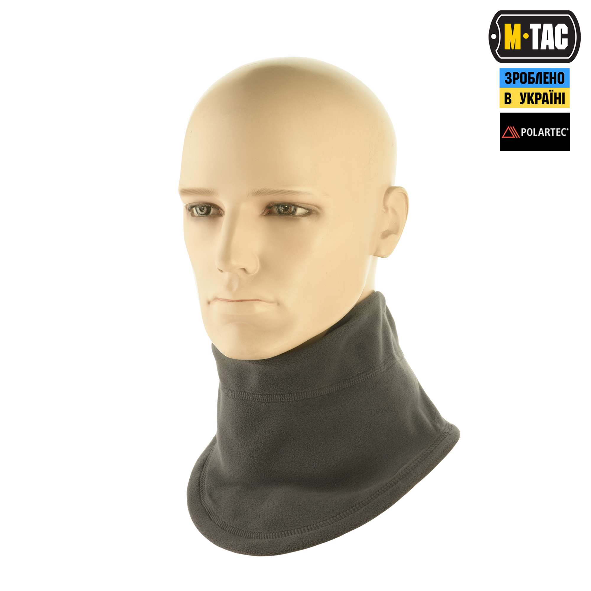M-Tac шарф-труба анатомический с затяжкой Polartec Dark Grey — 3