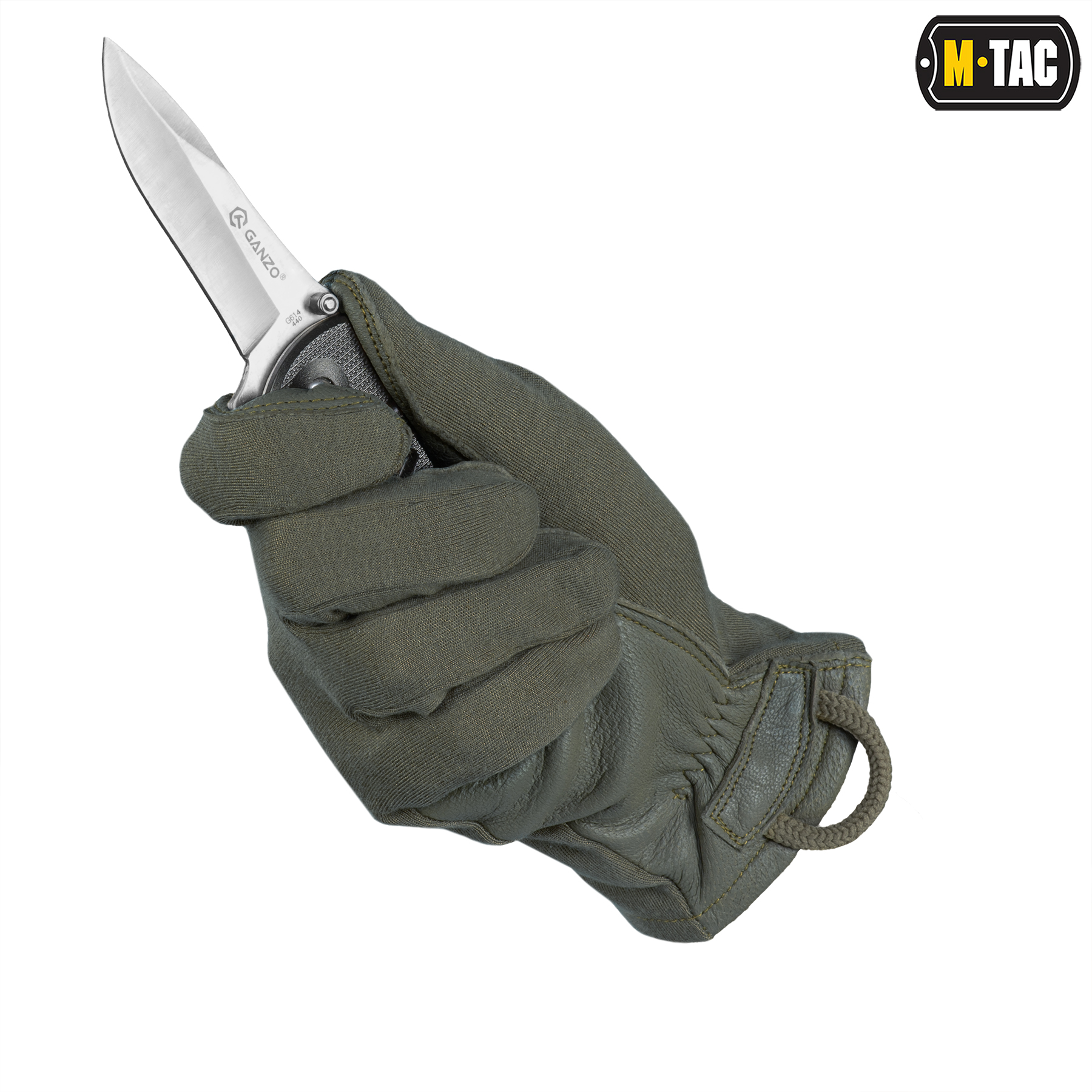 M-Tac перчатки Nomex Sport Leather Olive — 6
