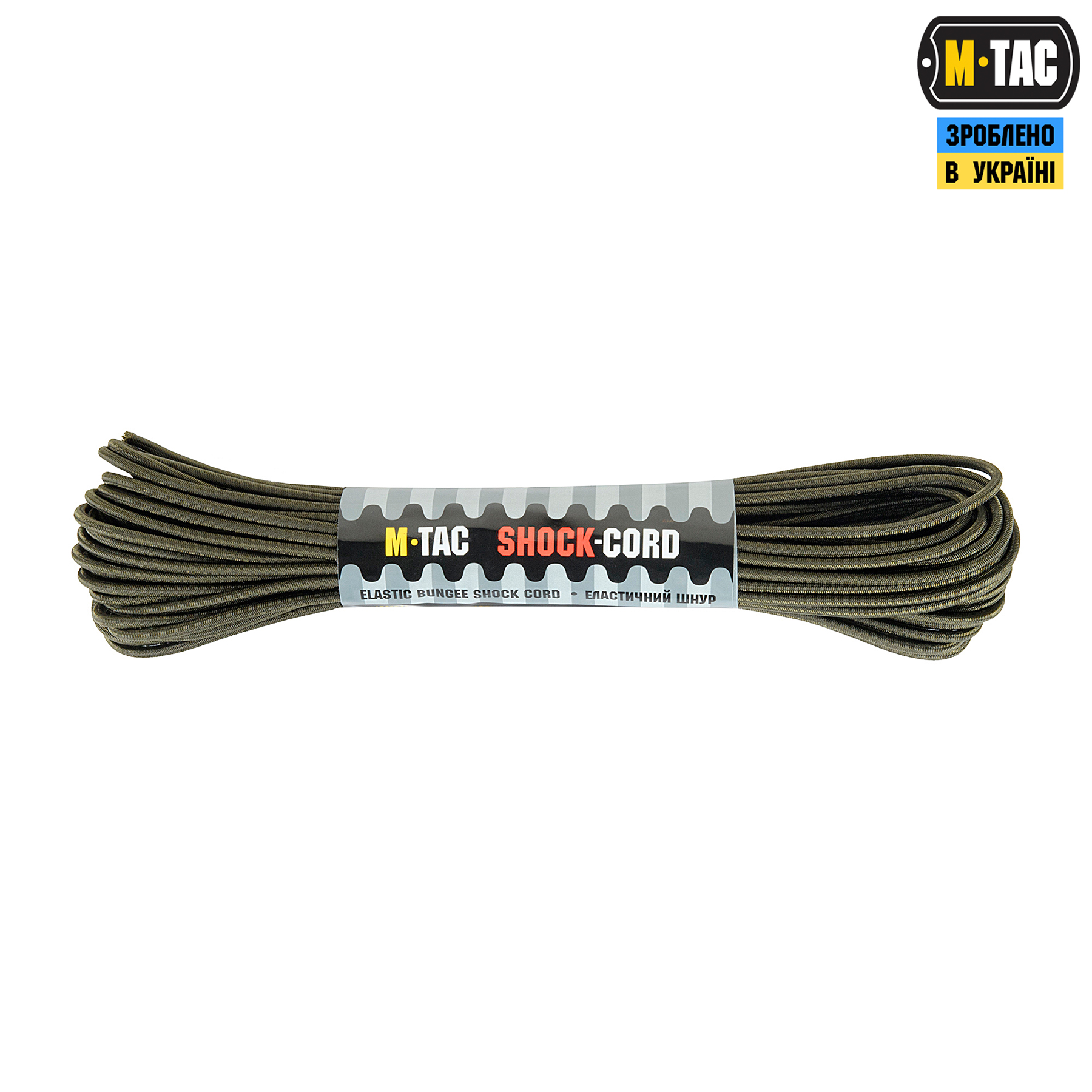 M-Tac паракорд Shock-Cord 3mm 15m OD Green — 2