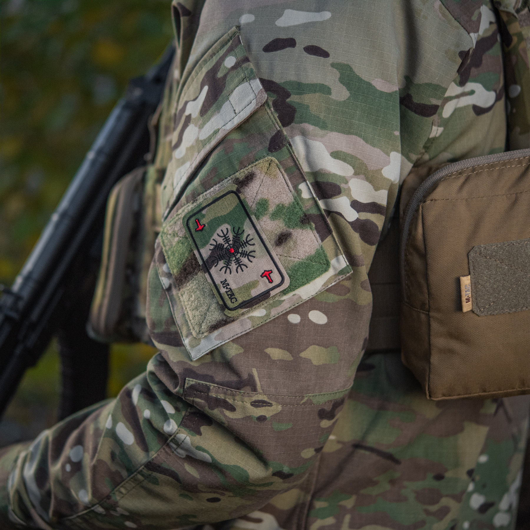 M-Tac нашивка карта Шлем Ужаса (вишивка) Multicam — 6