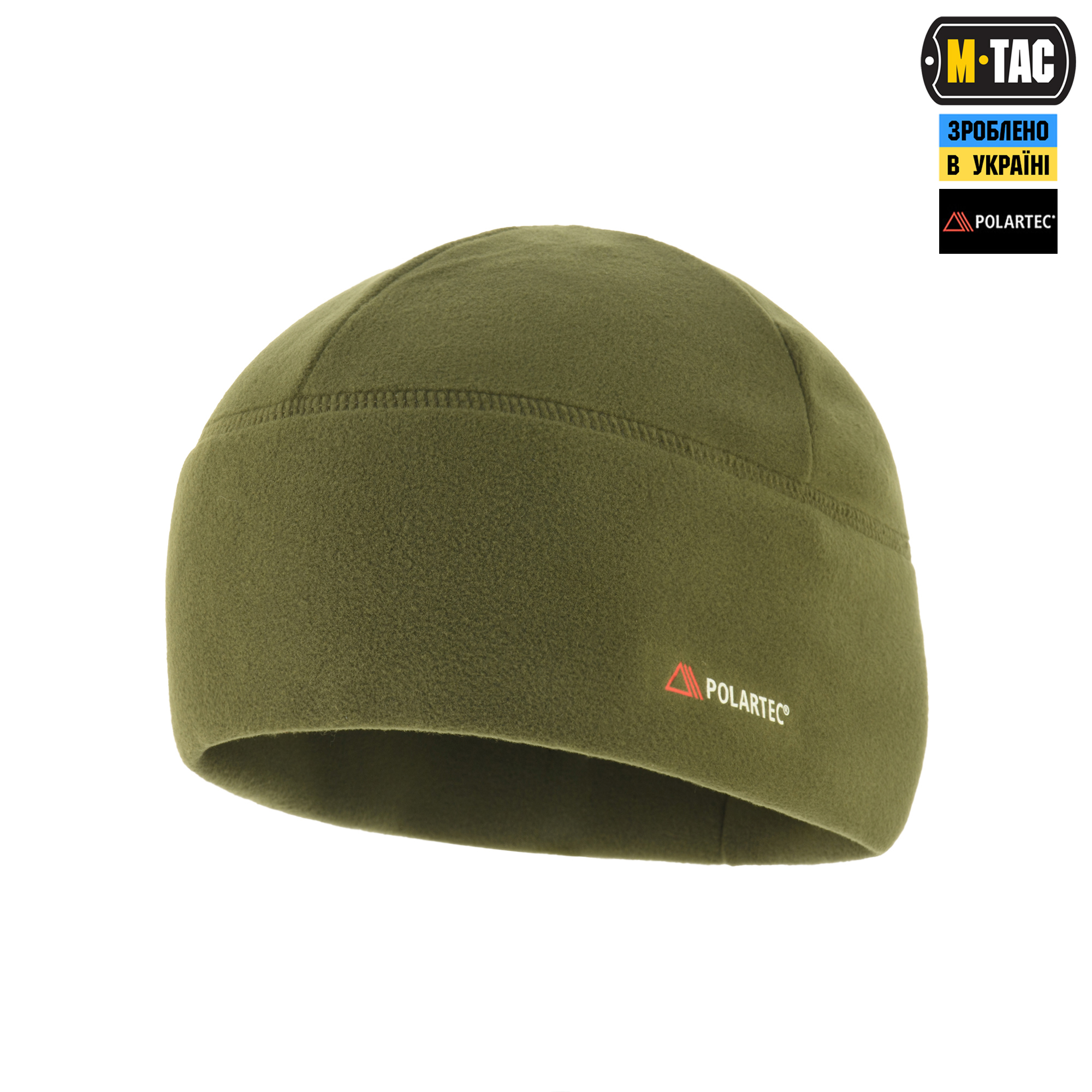 M-Tac шапка Watch Cap флис Light Polartec Army Olive — 5