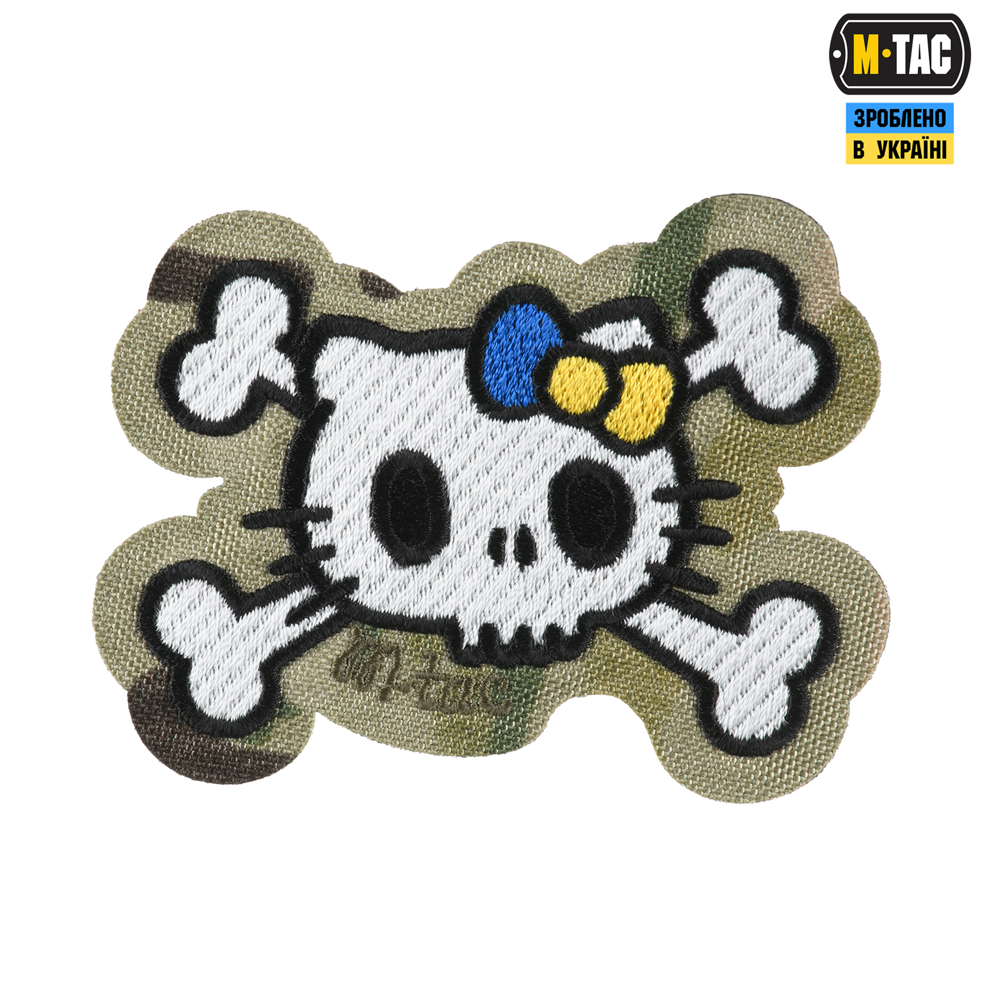 M-Tac нашивка KITTY (вышивка) White/Multicam — 2