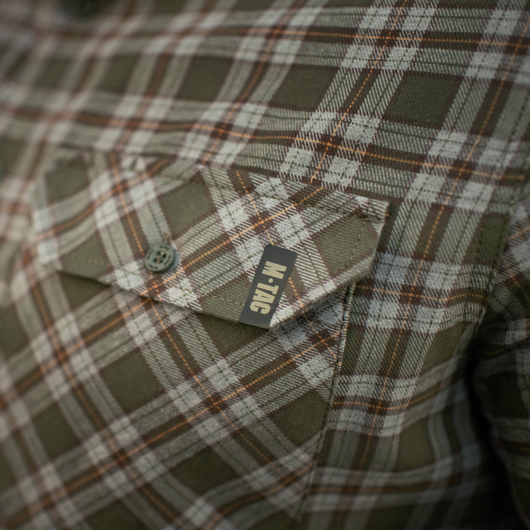 M-Tac рубашка Lumberjack Cotton Shirt Olive/Grey — 17