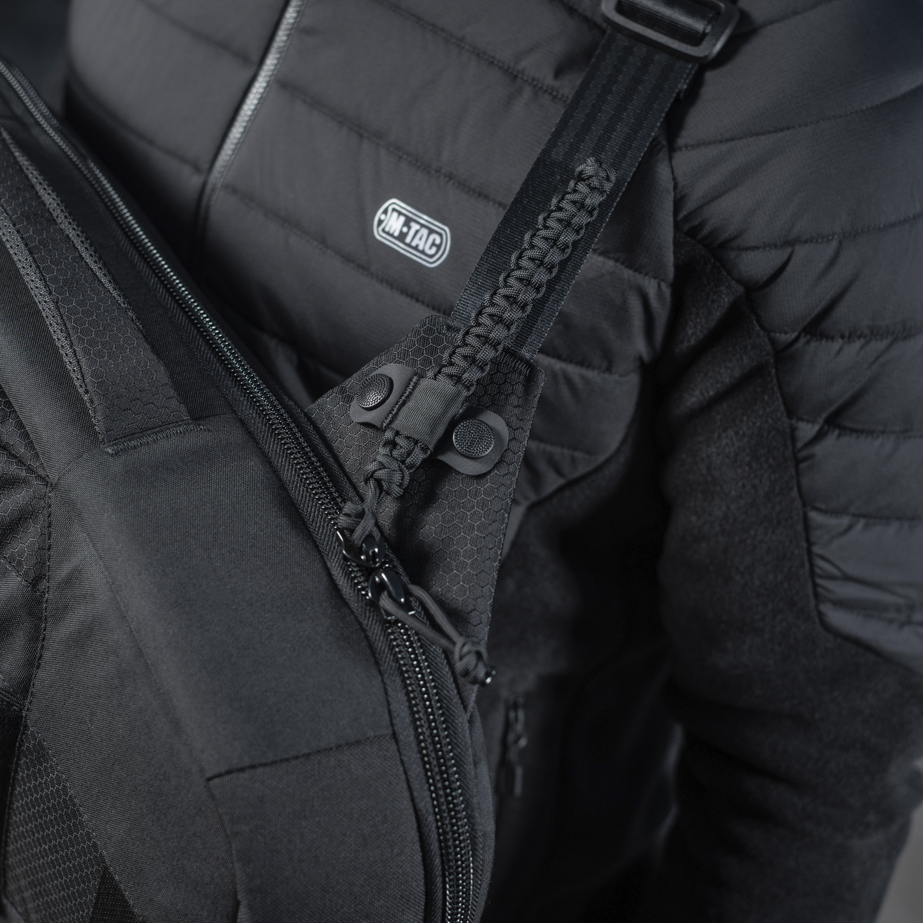 M-Tac рюкзак однолямочный Agent Elite Hex Black — 16
