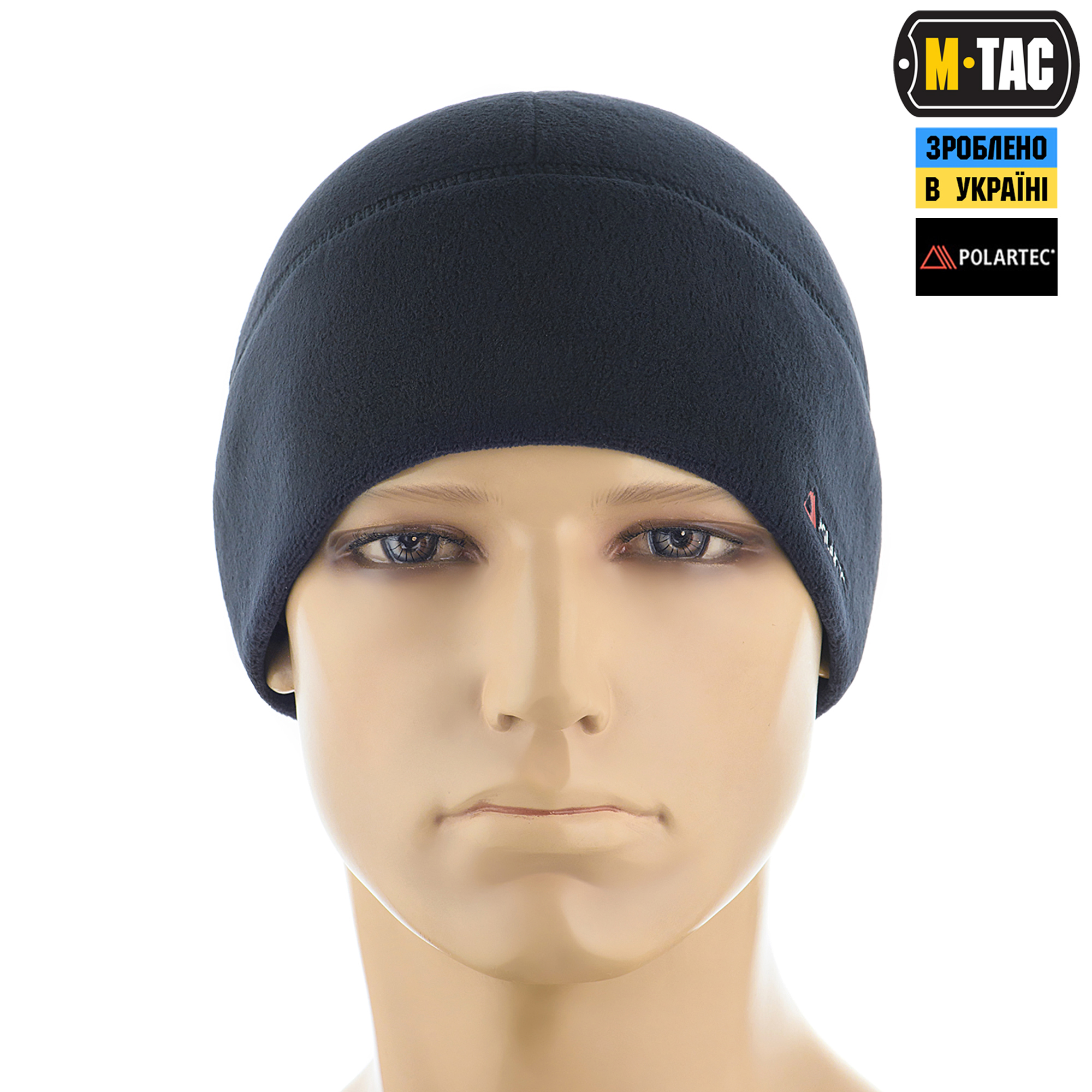 M-Tac шапка Watch Cap флис Light Polartec Dark Navy Blue — 3