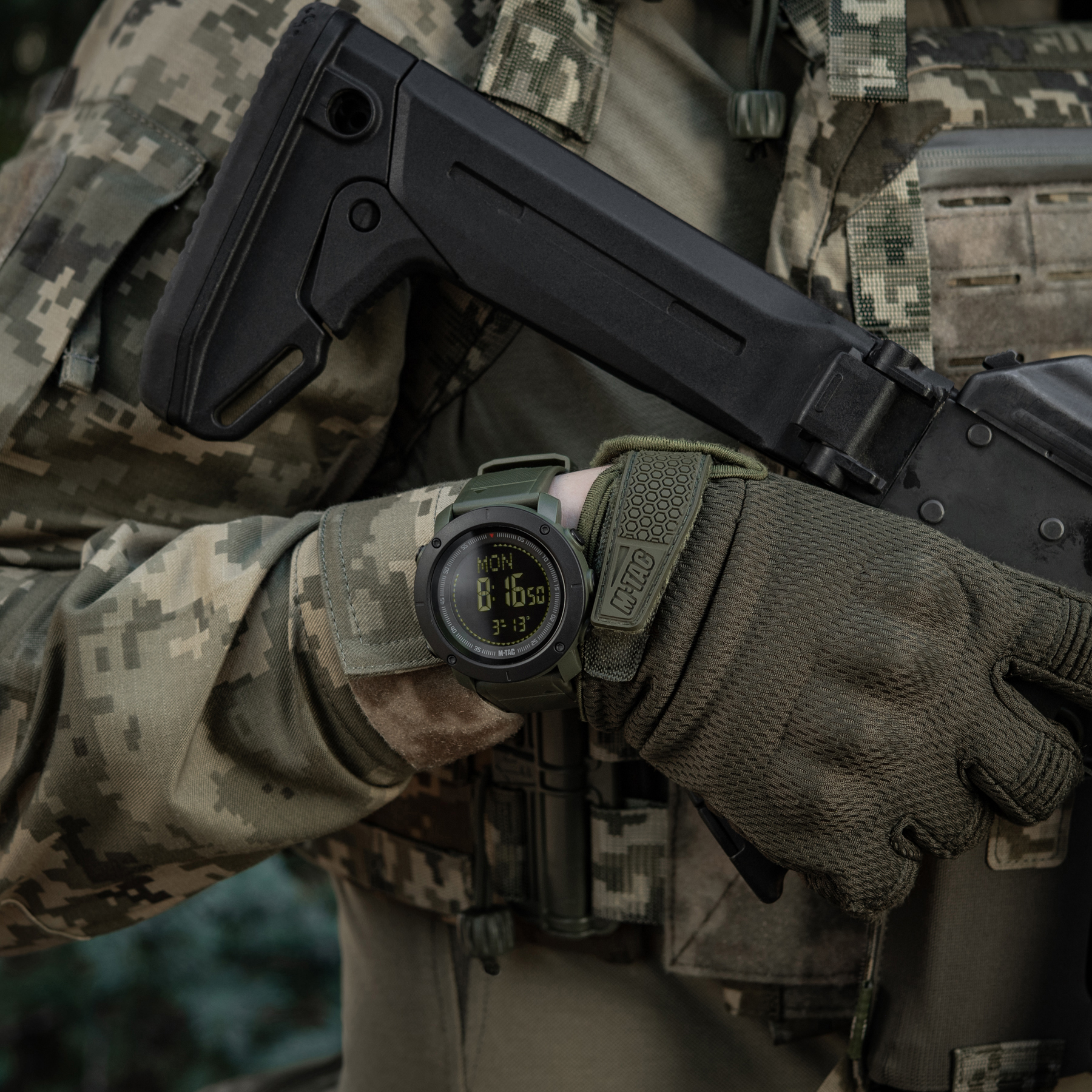 M-Tac часы тактические с компасом 2095 Army Green — 7