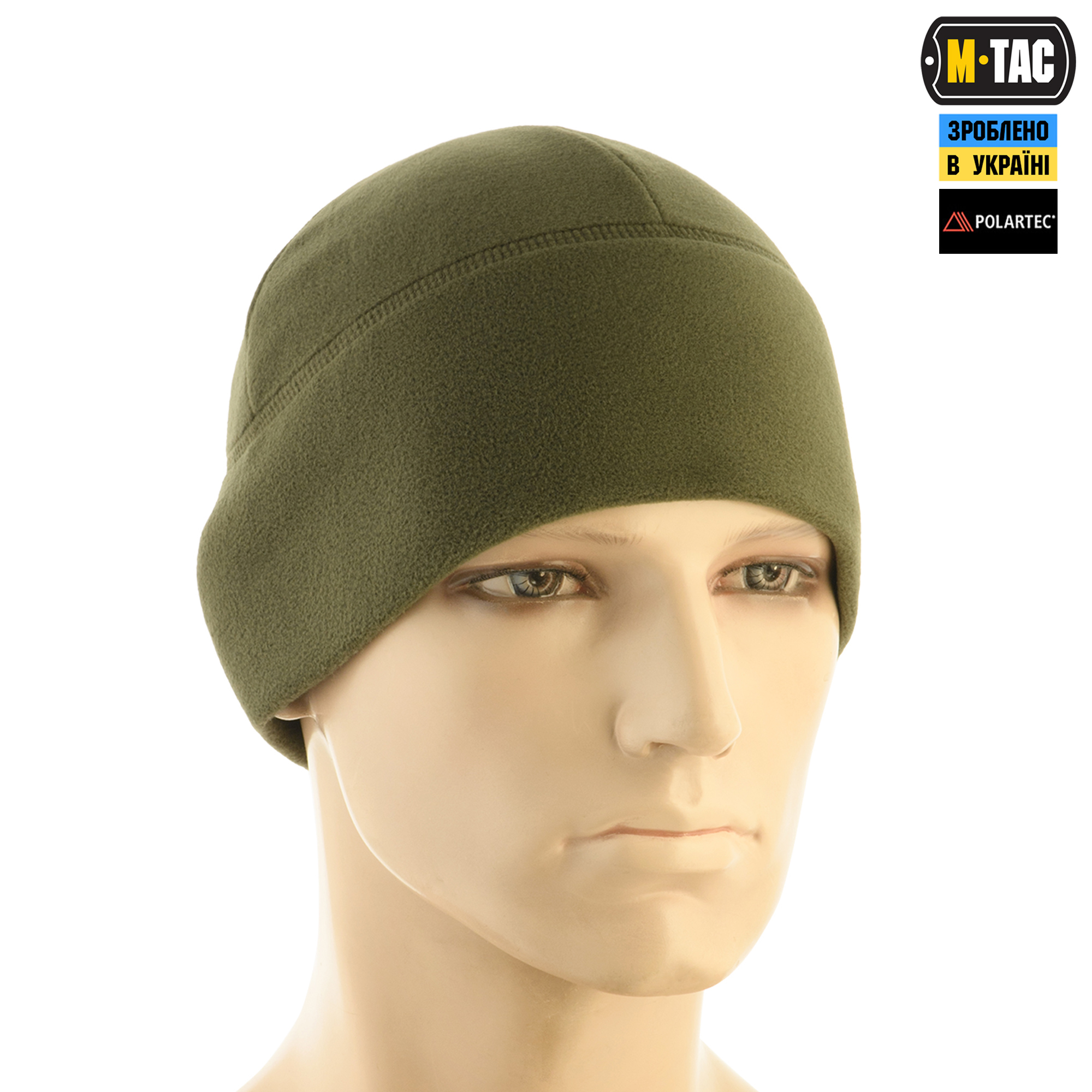 M-Tac шапка Watch Cap флис Light Polartec Army Olive — 4