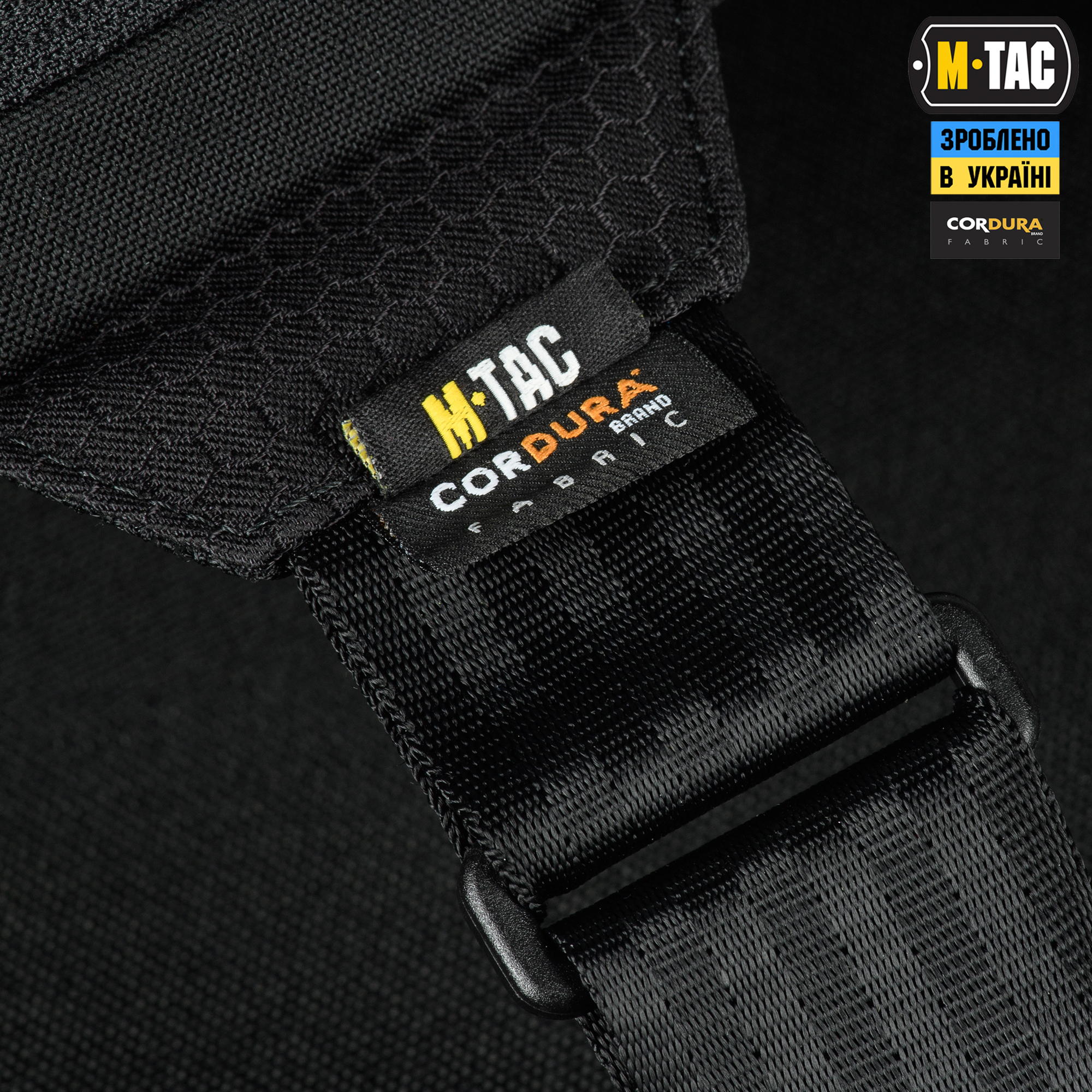 M-Tac сумка Sling Pistol Bag Elite Hex с липучкой Black — 8