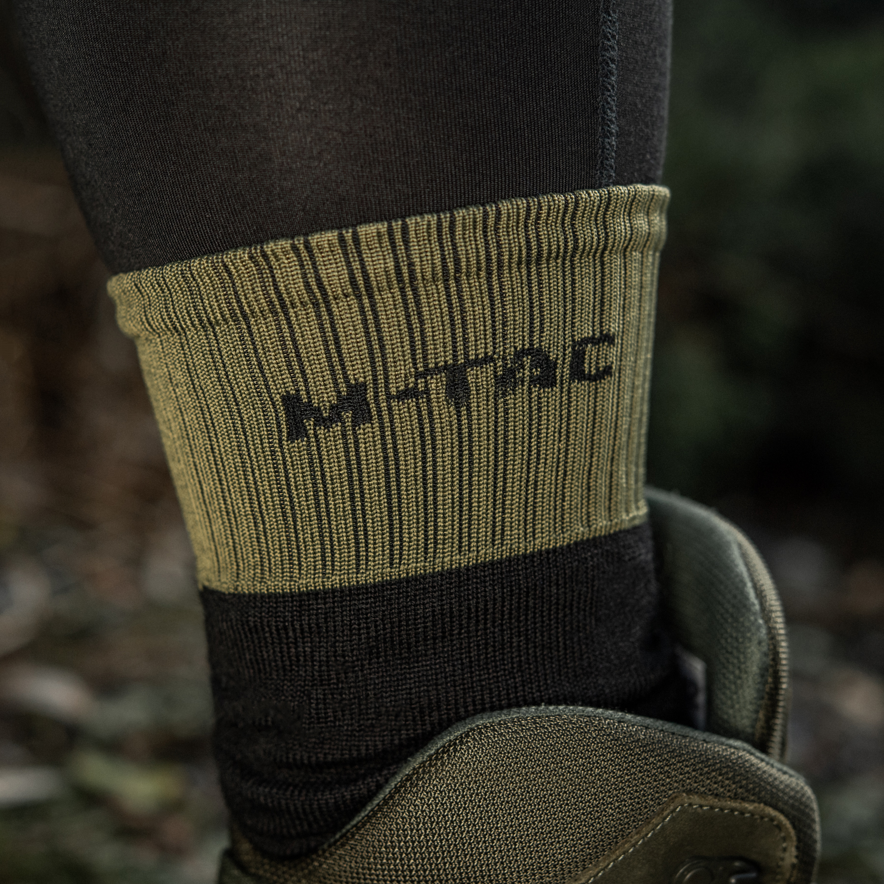M-Tac шкарпетки зимові Ranger Wool Black/Olive — 15