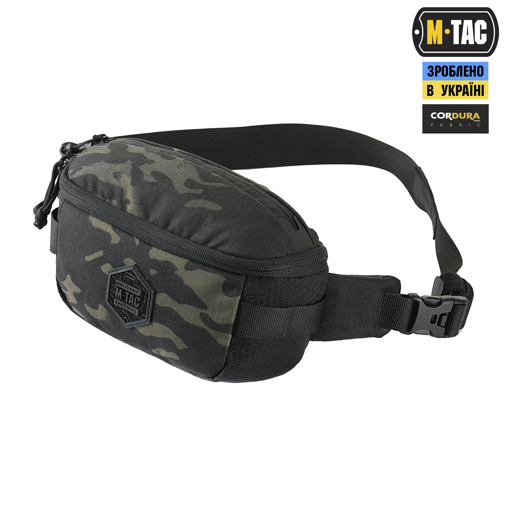 M-Tac сумка Tactical Waist Bag Elite Hex Multicam Black/Black